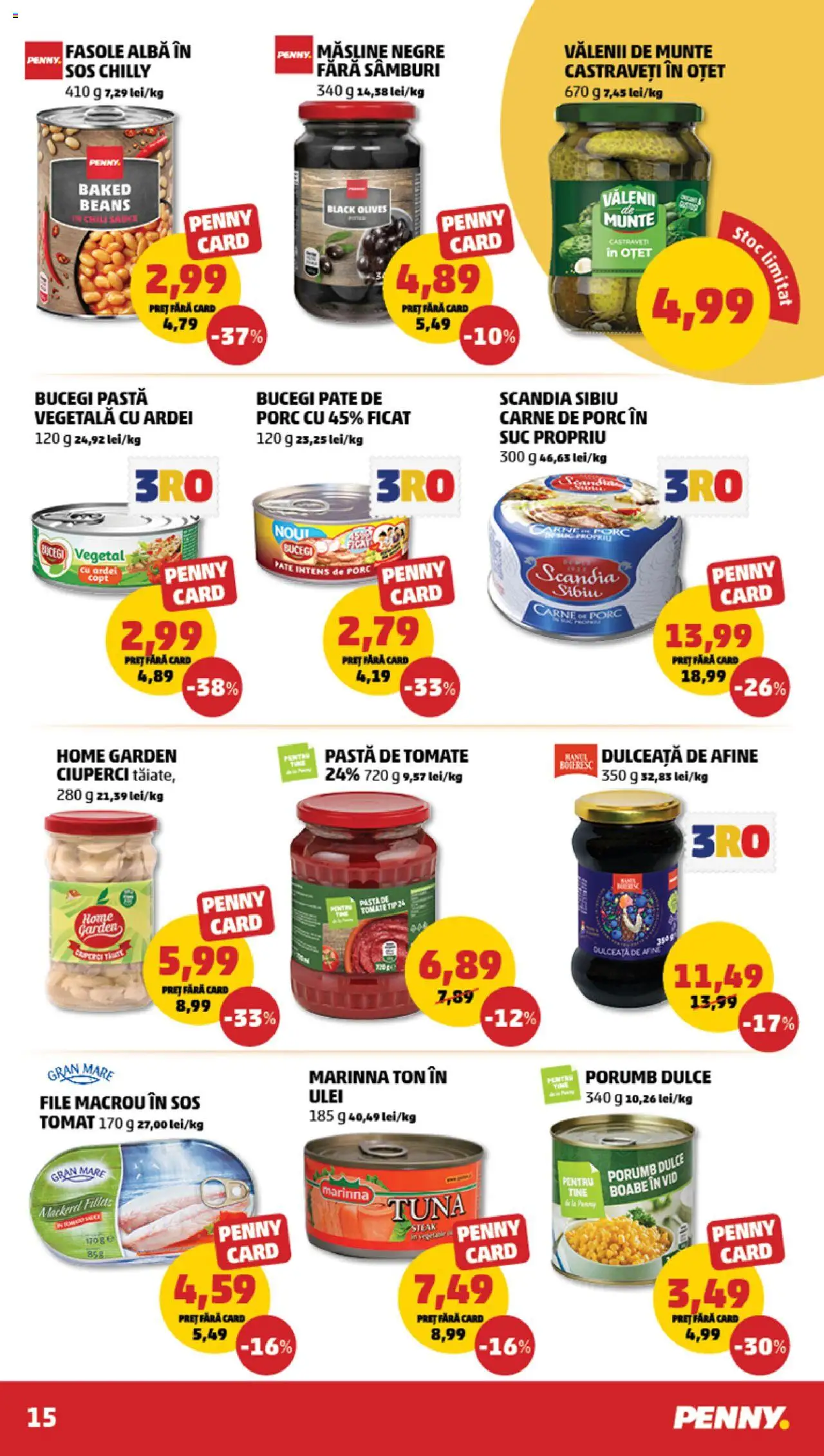 Catalog PENNY Market 14 - 20 Mai 2025 | Pagina 15 | Produse: Afine, Măsline, Ulei, Pastă de tomate