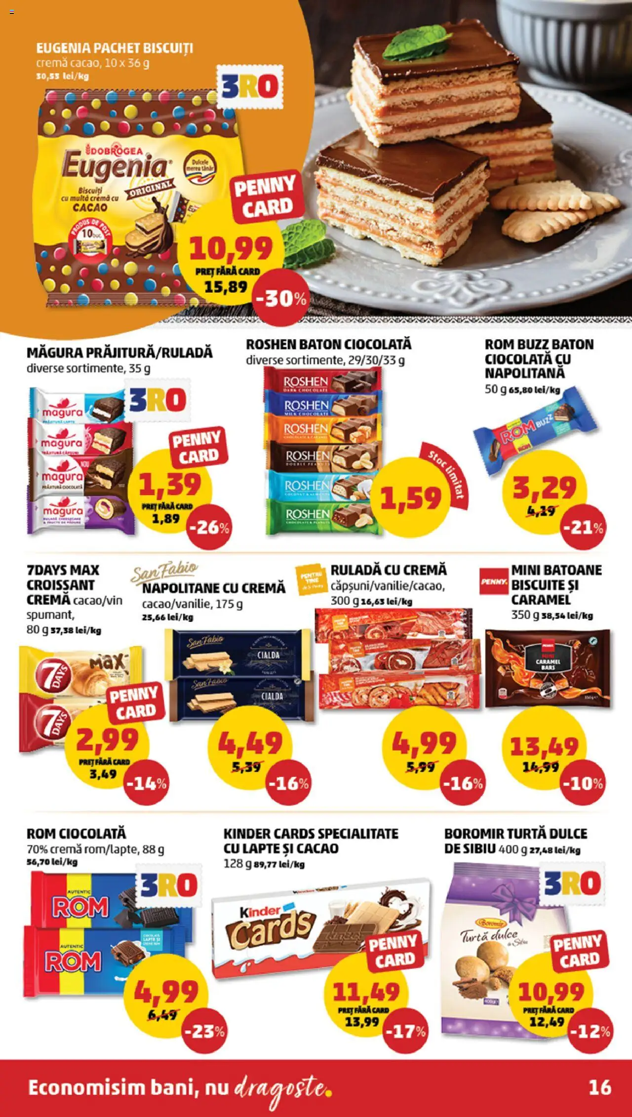 Catalog PENNY Market 14 - 20 Mai 2025 | Pagina 16 | Produse: Cremă, Ciocolată, Rom, Turtă dulce