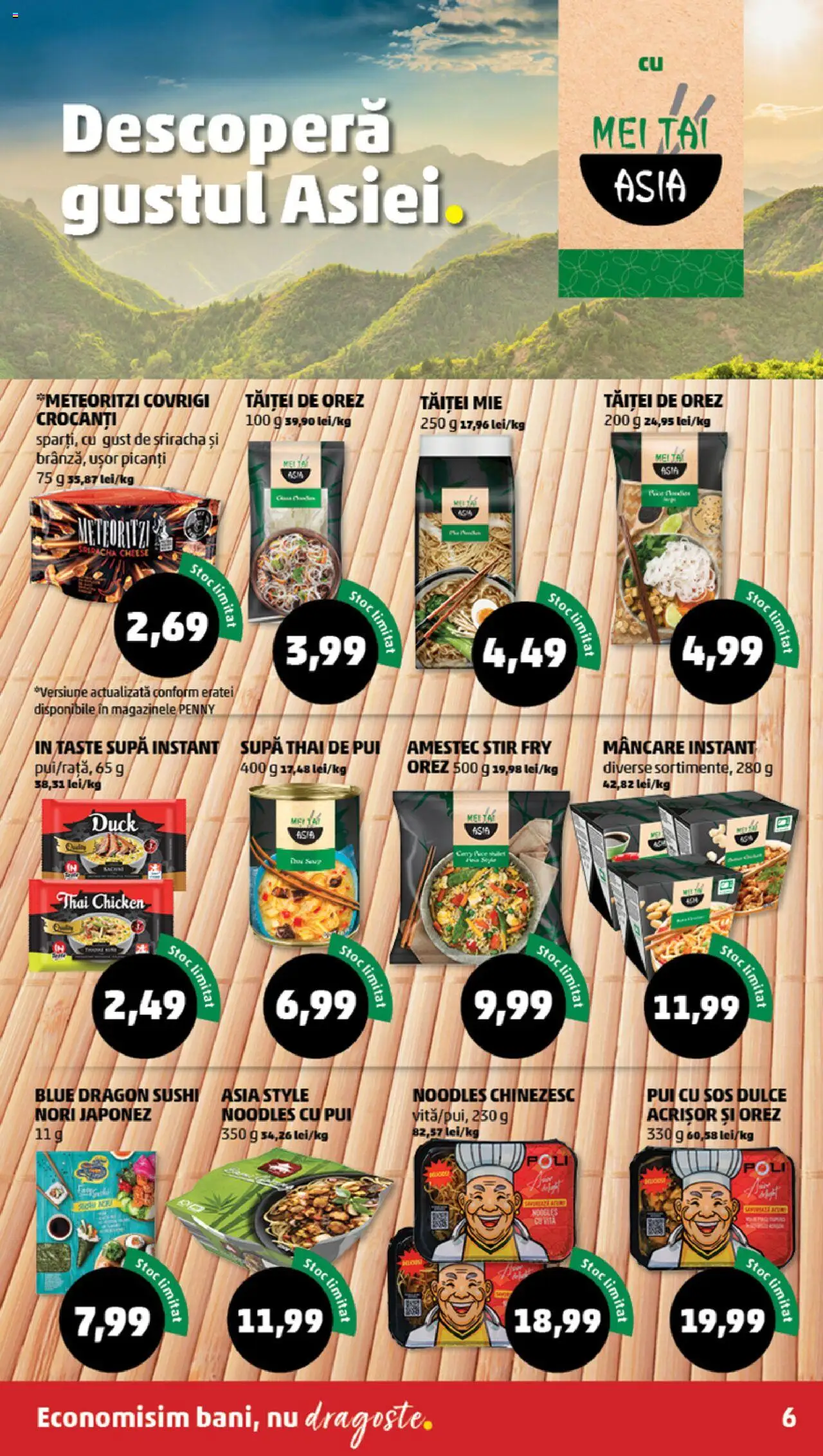 Catalog PENNY Market 14 - 20 Mai 2025 | Pagina 6 | Produse: Delgeç, Hacıyatmaz Kedi Oyuncağı, Sushi, Orez