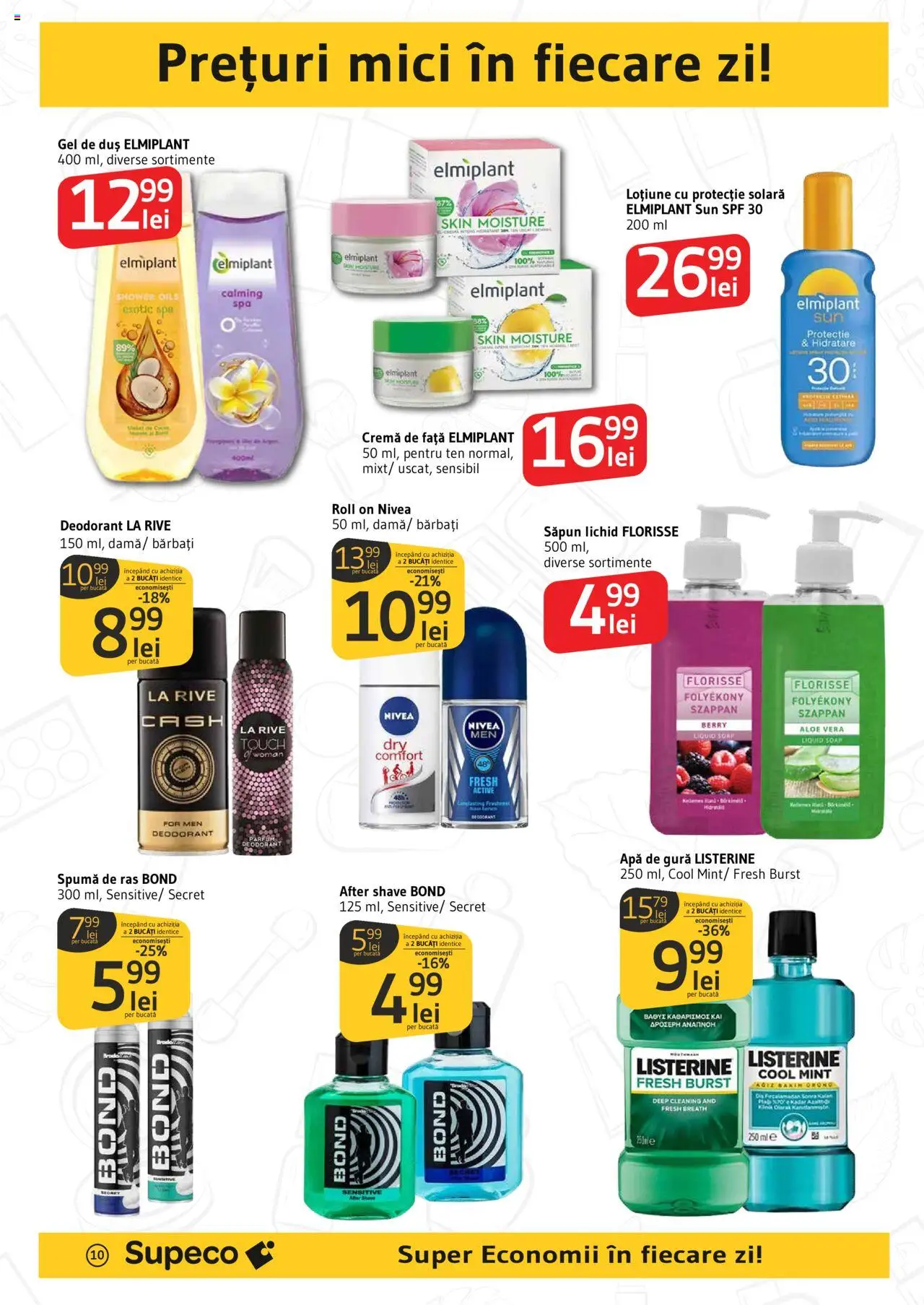 Catalog Supeco 15 - 28 Mai 2025 | Pagina 10 | Produse: Aloe vera, Mici, Cremă, Deodorant