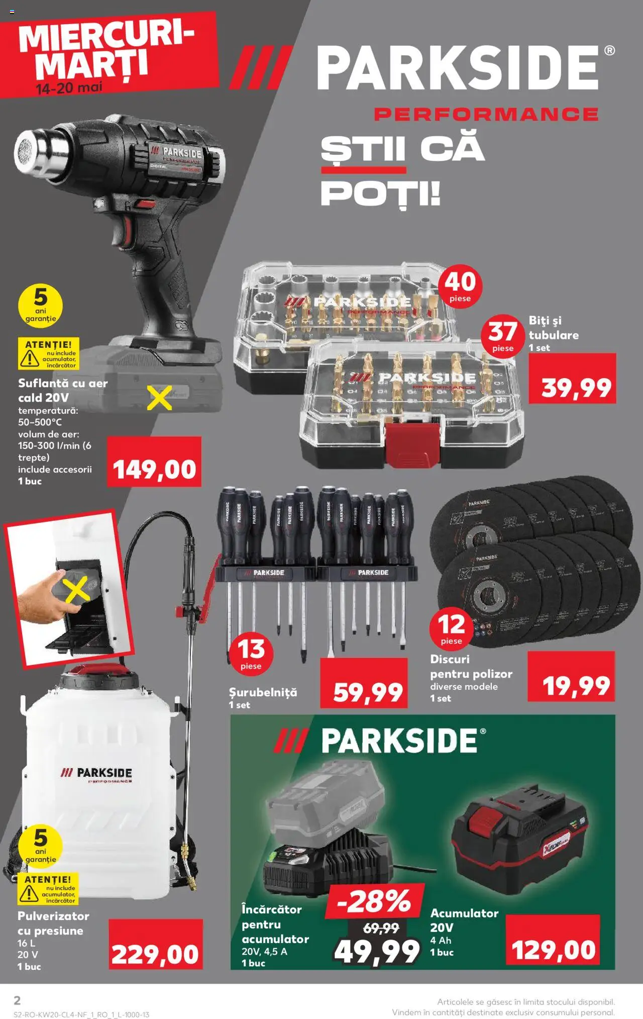 Catalog Kaufland 14 - 20 Mai 2025 | Pagina 2 | Produse: Încărcător, Suflantă, Polizor