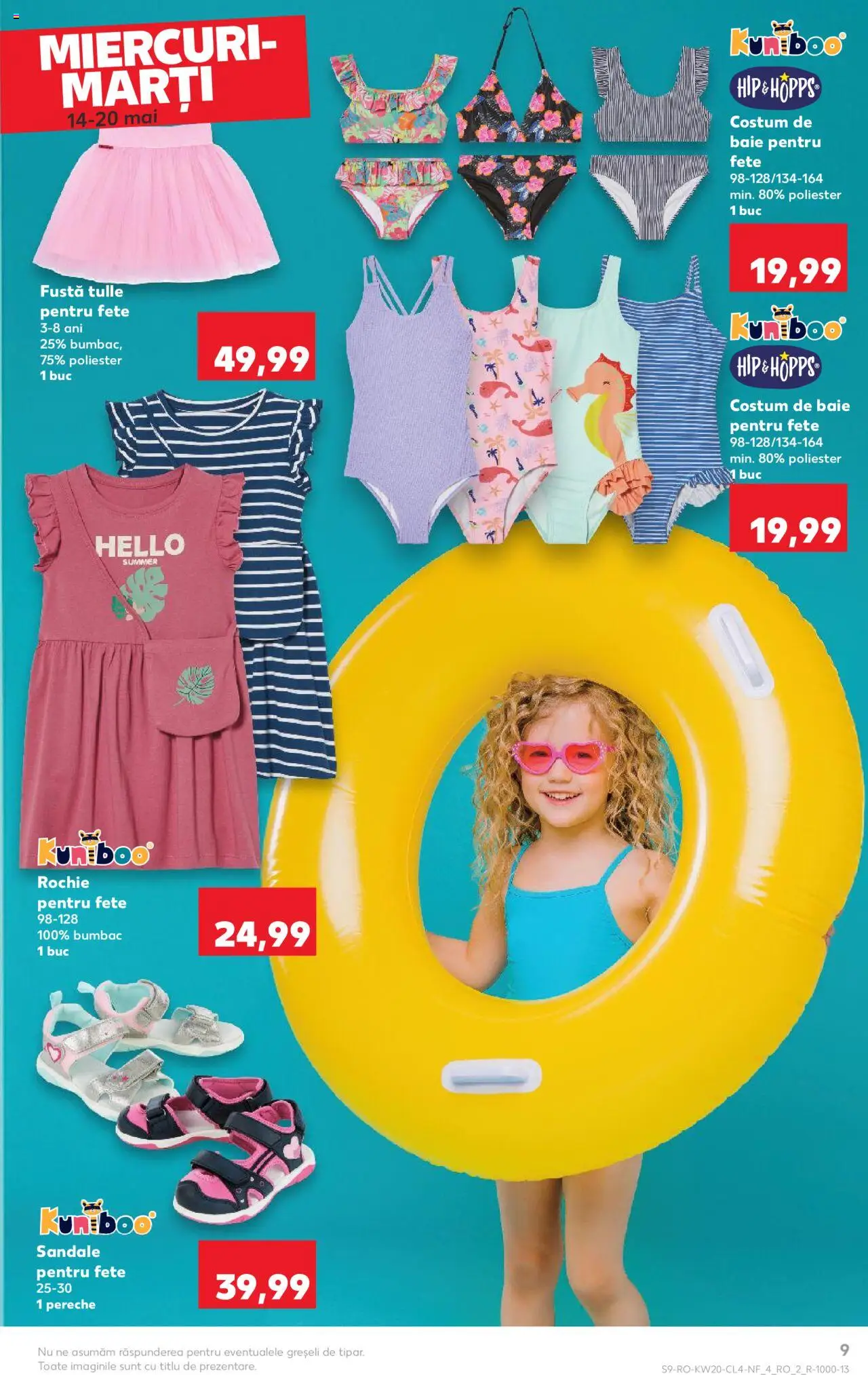 Catalog Kaufland 14 - 20 Mai 2025 | Pagina 9 | Produse: Rochie, Costum de baie, Costum, Sandale