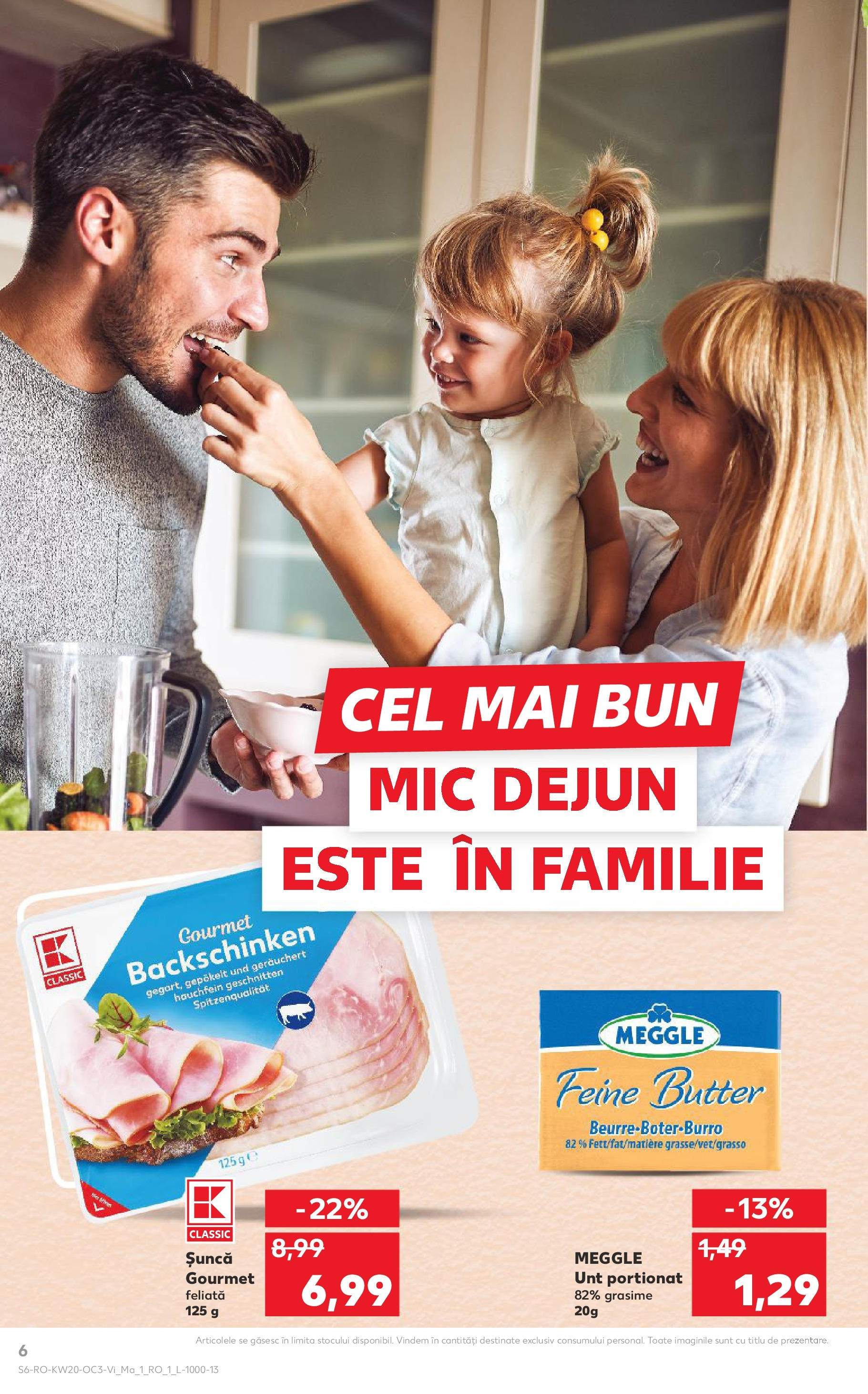 Catalog Kaufland 15 - 20 Mai 2025 | Pagina 6 | Produse: Unt, Șuncă
