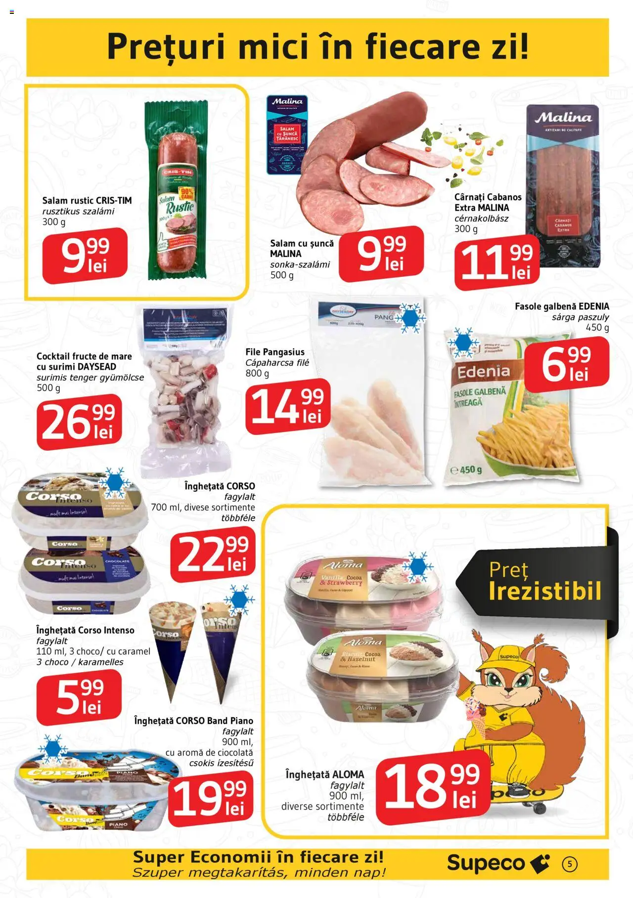 Catalog Supeco 15 - 28 Mai 2025 | Pagina 5 | Produse: Mici, Salam, Cocktail, Cârnați