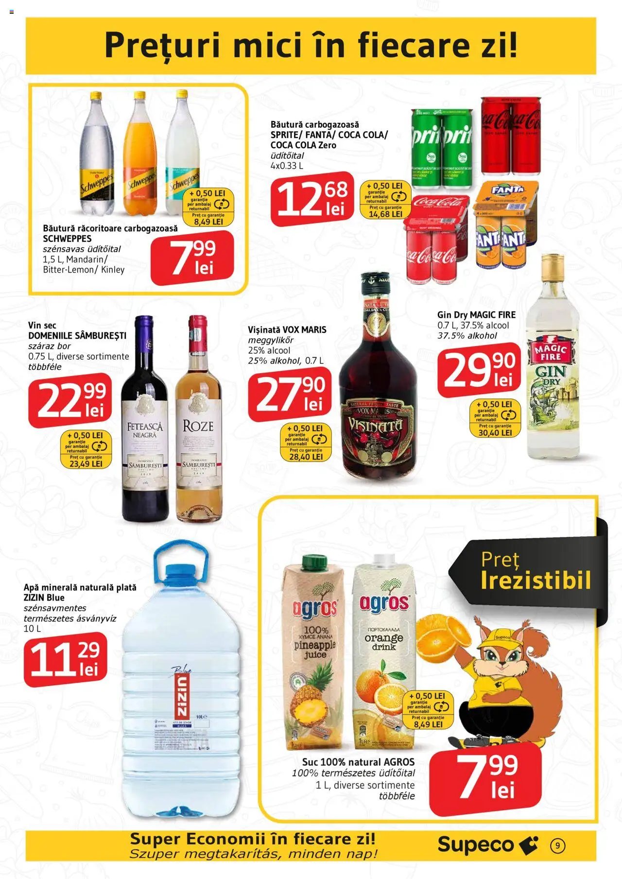 Catalog Supeco 15 - 28 Mai 2025 | Pagina 9 | Produse: Mici, Amerikan servis, Vin, Gin