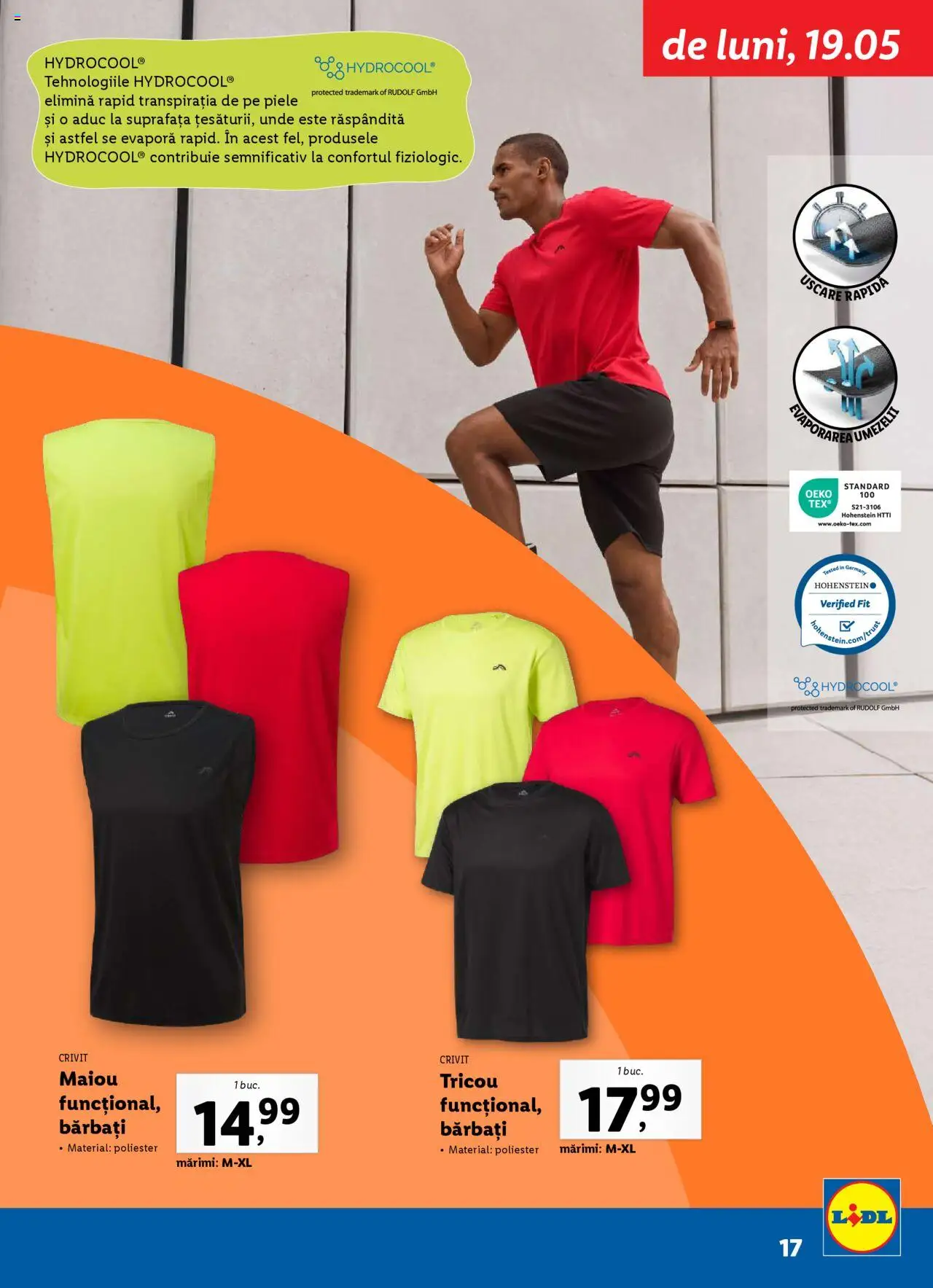Catalog LIDL 19 Mai - 6 Iulie 2025 | Pagina 17 | Produse: Tricou, Maiou
