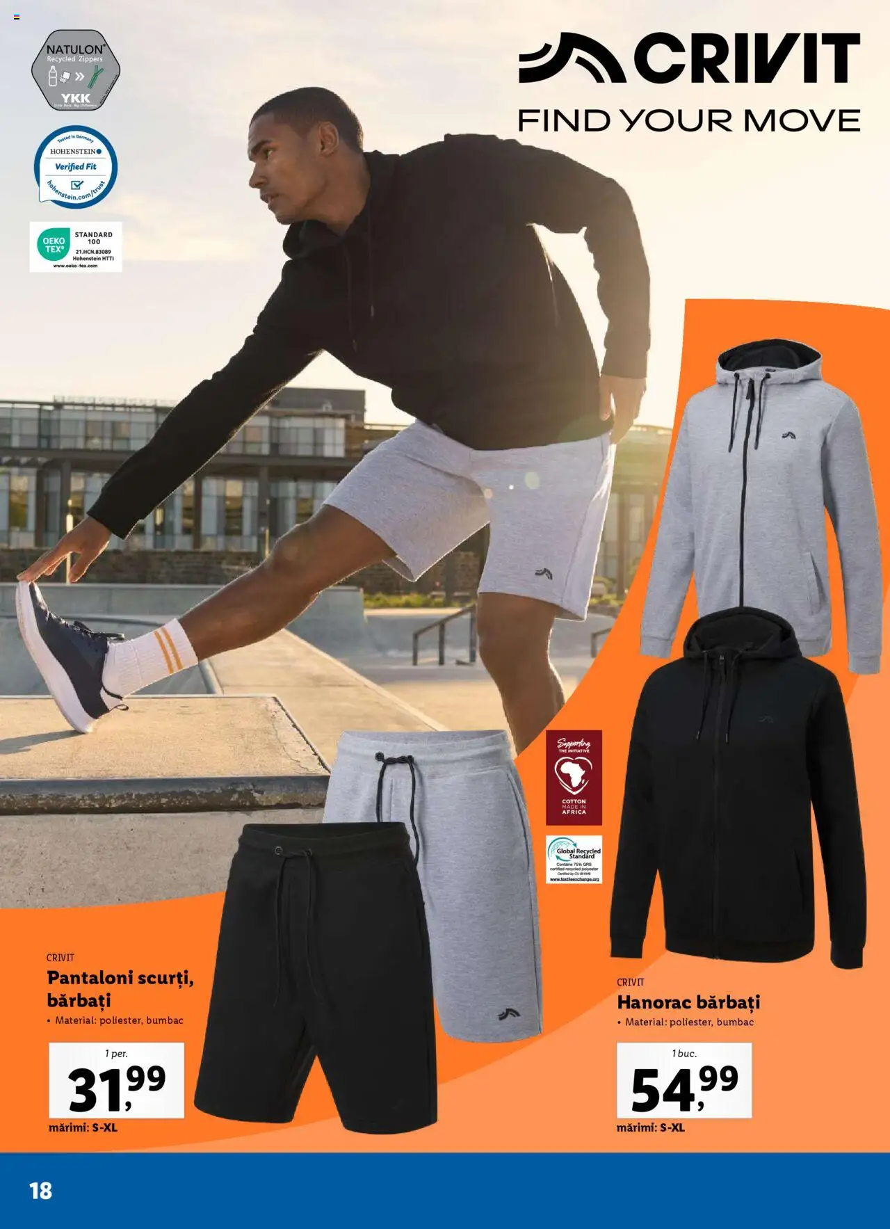 Catalog LIDL 19 Mai - 6 Iulie 2025 | Pagina 18 | Produse: Pantaloni, Keşe