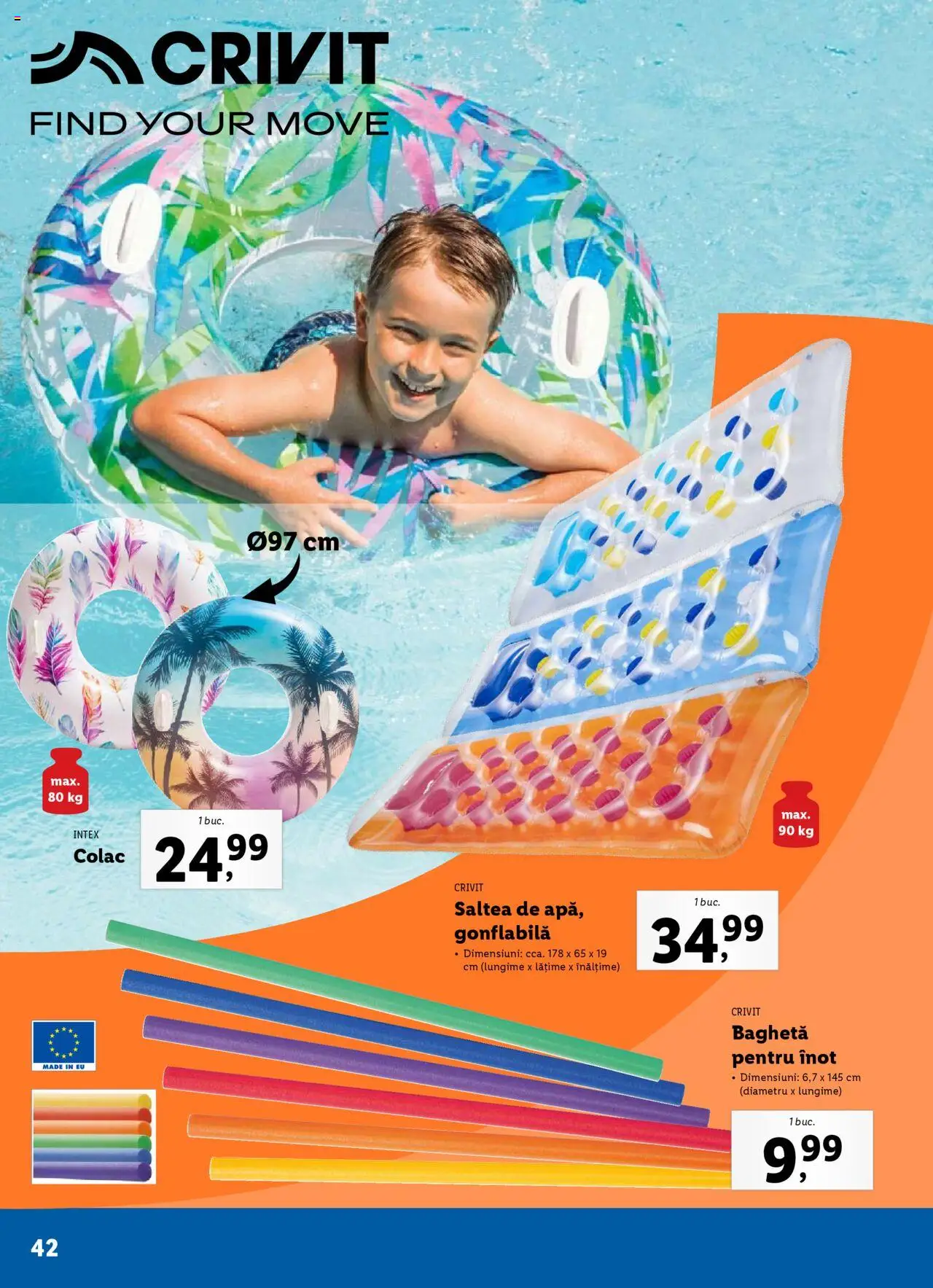 Catalog LIDL 19 Mai - 6 Iulie 2025 | Pagina 42 | Produse: Saltea