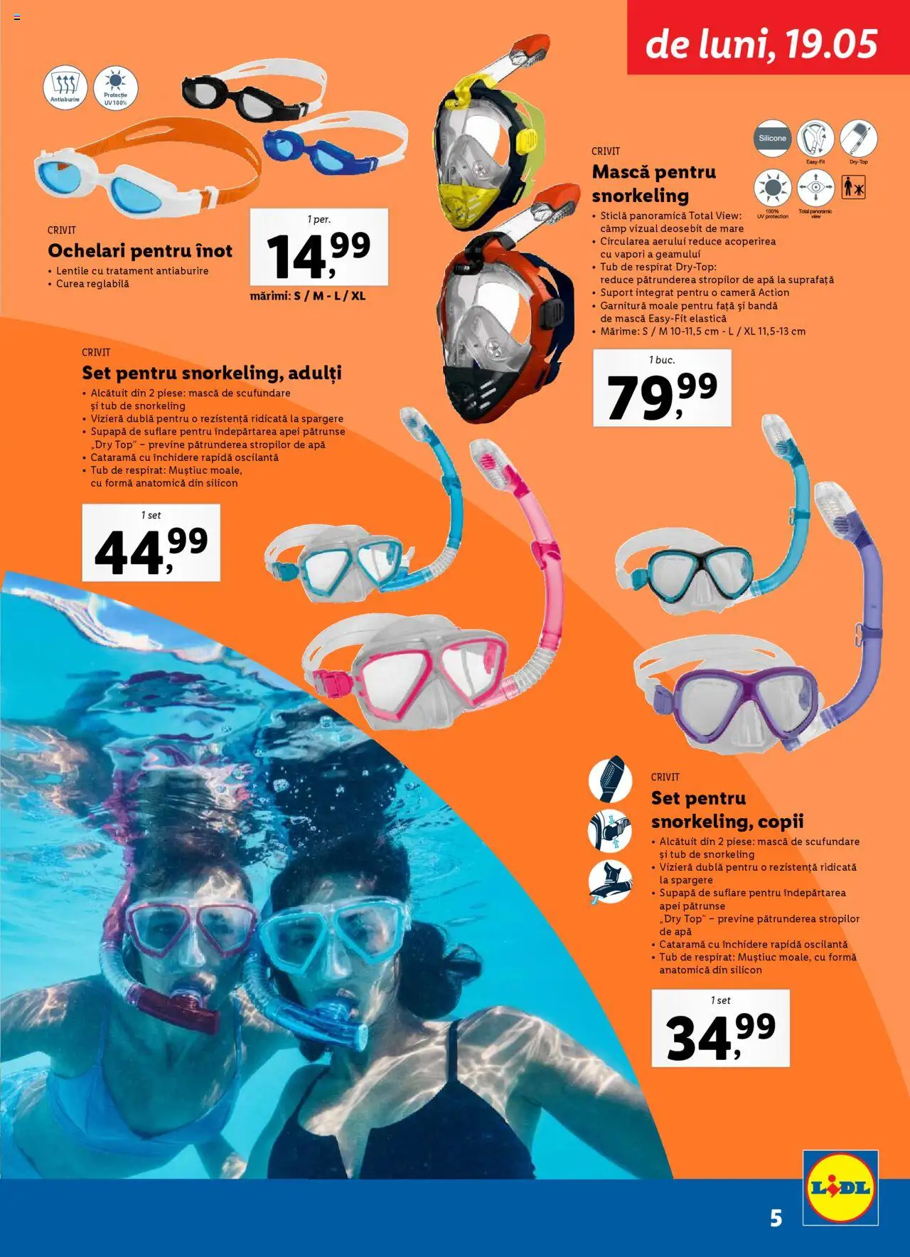 Catalog LIDL 19 Mai - 6 Iulie 2025 | Pagina 5 | Produse: Ochelari, Curea, Cameră, Apă
