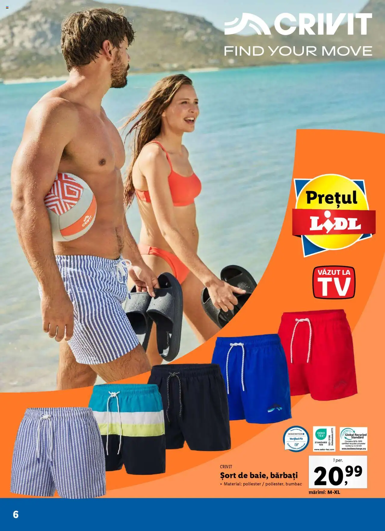 Catalog LIDL 19 Mai - 6 Iulie 2025 | Pagina 6 | Produse: Șort