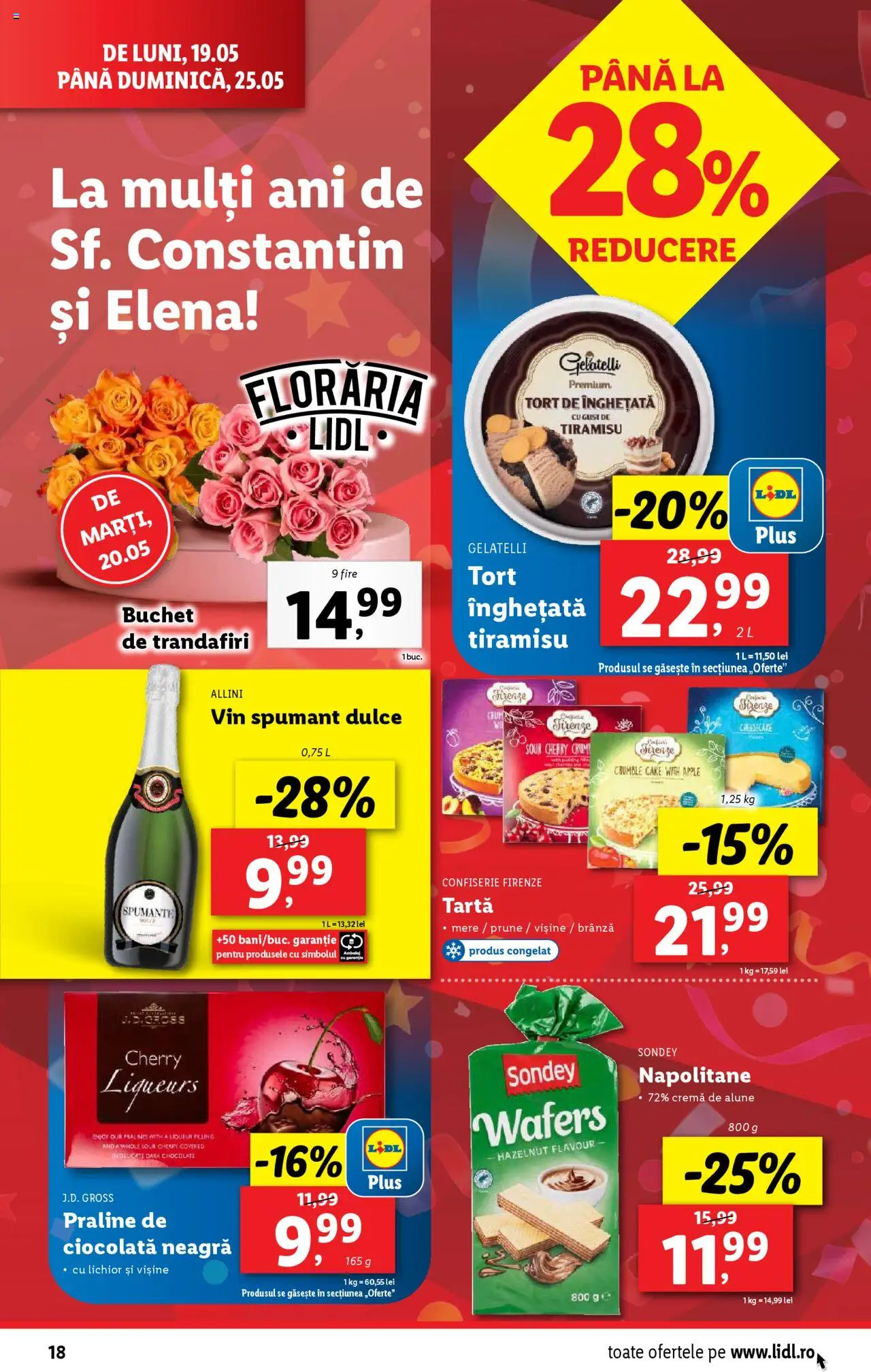 Catalog LIDL 19 - 25 Mai 2025 | Pagina 18 | Produse: Alune, Praline, Apple, Tiramisu