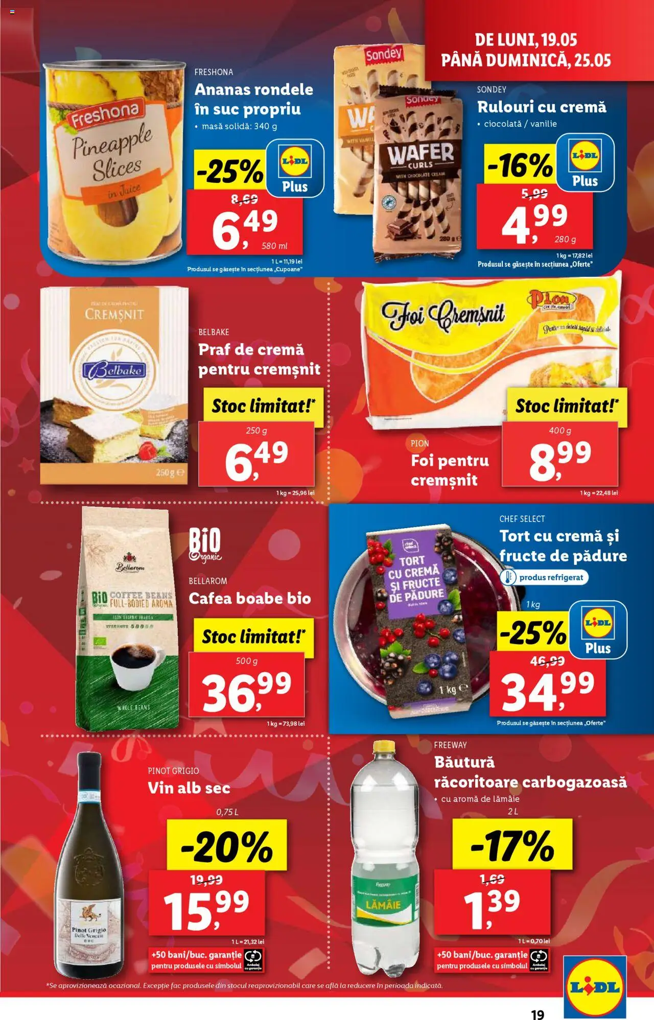 Catalog LIDL 19 - 25 Mai 2025 | Pagina 19 | Produse: Şerit ödül, Masă, Cremă, Cafea