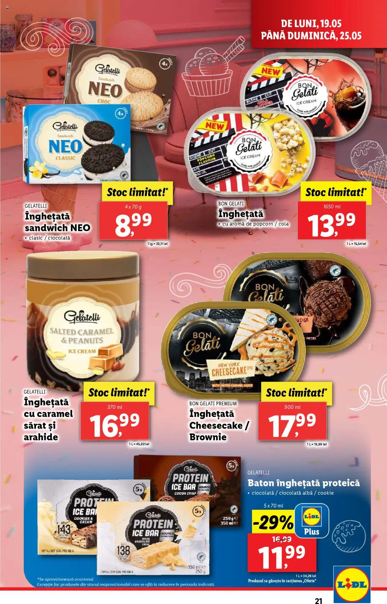 Catalog LIDL 19 - 25 Mai 2025 | Pagina 21 | Produse: Çarşaf, Arahide, Amerikan servis, Ciocolată