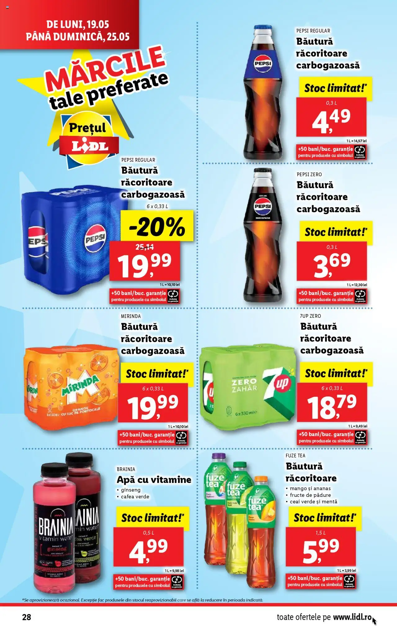 Catalog LIDL 19 - 25 Mai 2025 | Pagina 28 | Produse: Suc, Portocale, Ceai, Mango