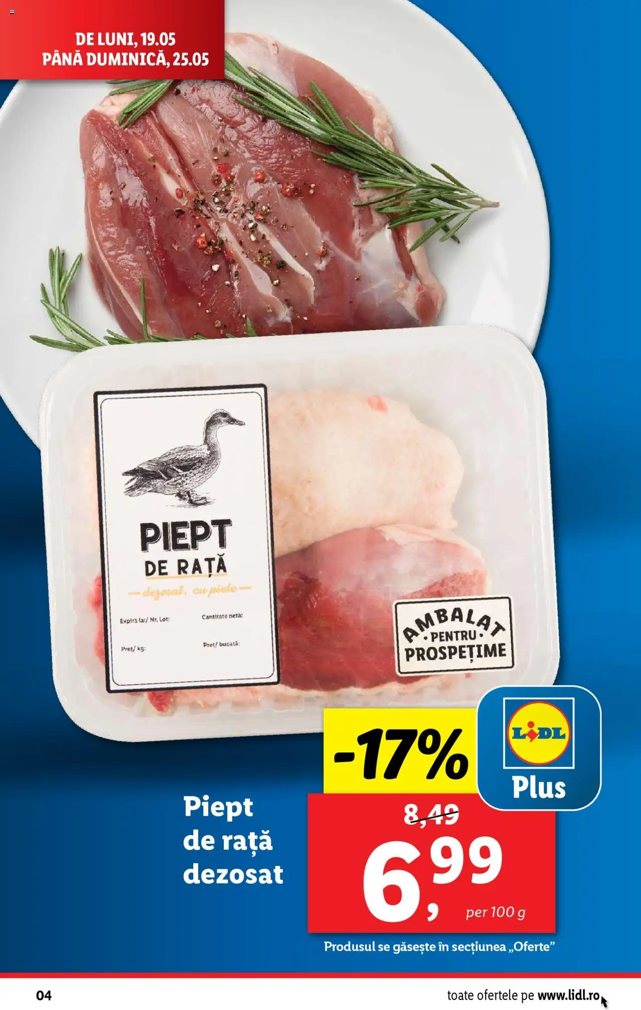 Catalog LIDL 19 - 25 Mai 2025 | Pagina 4 | Produse: Rață