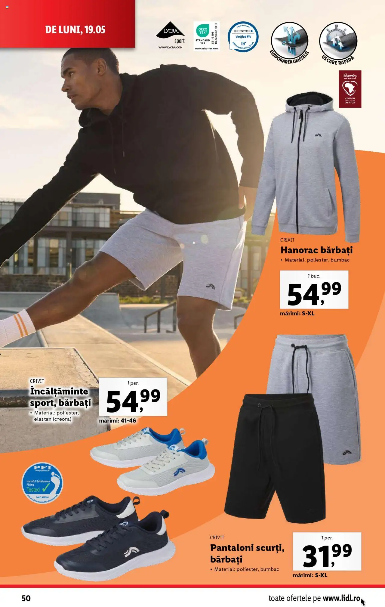Catalog LIDL 19 - 25 Mai 2025 | Pagina 50 | Produse: Bornoz takımı, Pantaloni, Keşe