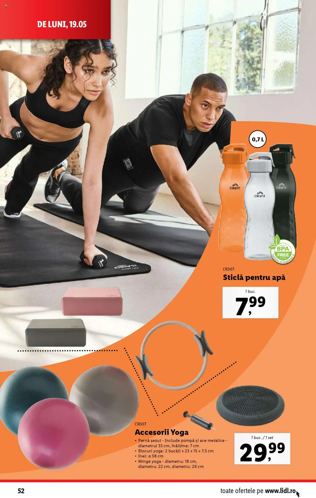 Catalog LIDL 19 - 25 Mai 2025 | Pagina 52 | Produse: Inel, Pernă, Apă