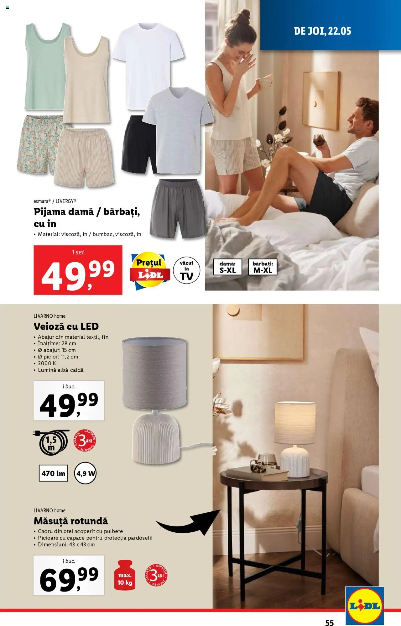 Catalog LIDL 19 - 25 Mai 2025 | Pagina 55 | Produse: Tavuk suyu, Babak, Veioză