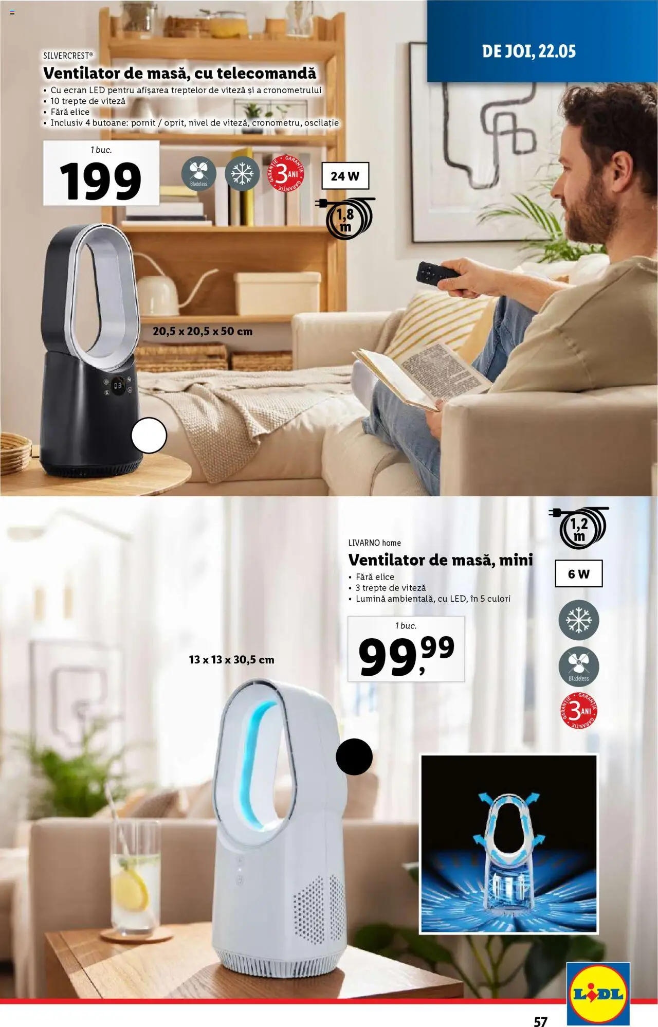 Catalog LIDL 19 - 25 Mai 2025 | Pagina 57 | Produse: Ventilator, Babak
