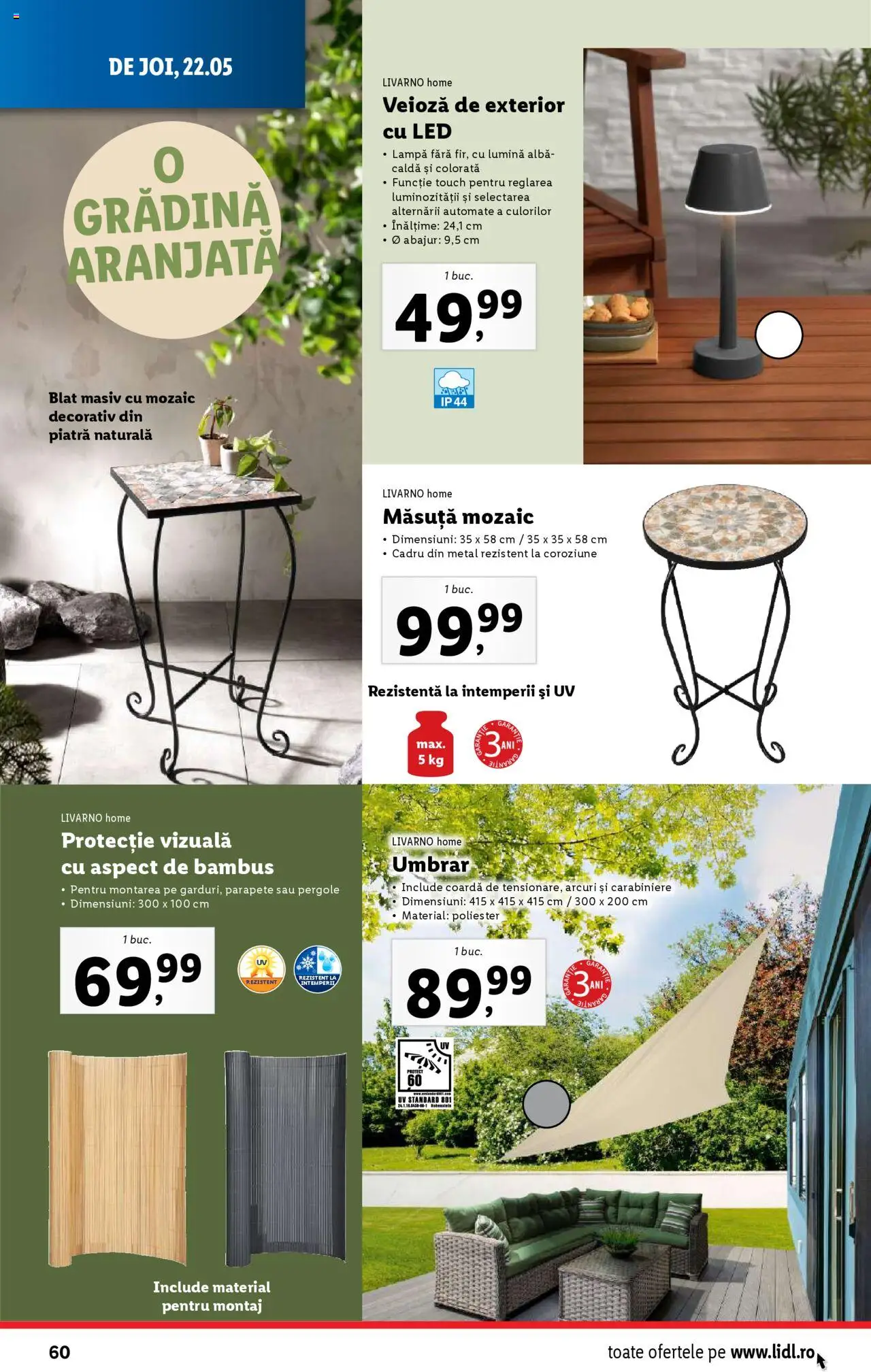 Catalog LIDL 19 - 25 Mai 2025 | Pagina 60 | Produse: Tavuk suyu, Babak, Lampă, Veioză