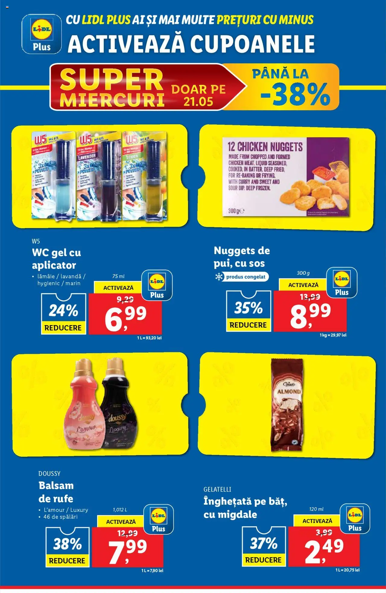 Catalog LIDL 19 - 25 Mai 2025 | Pagina 66 | Produse: Çarşaf, Balsam, Înghețată, Sos
