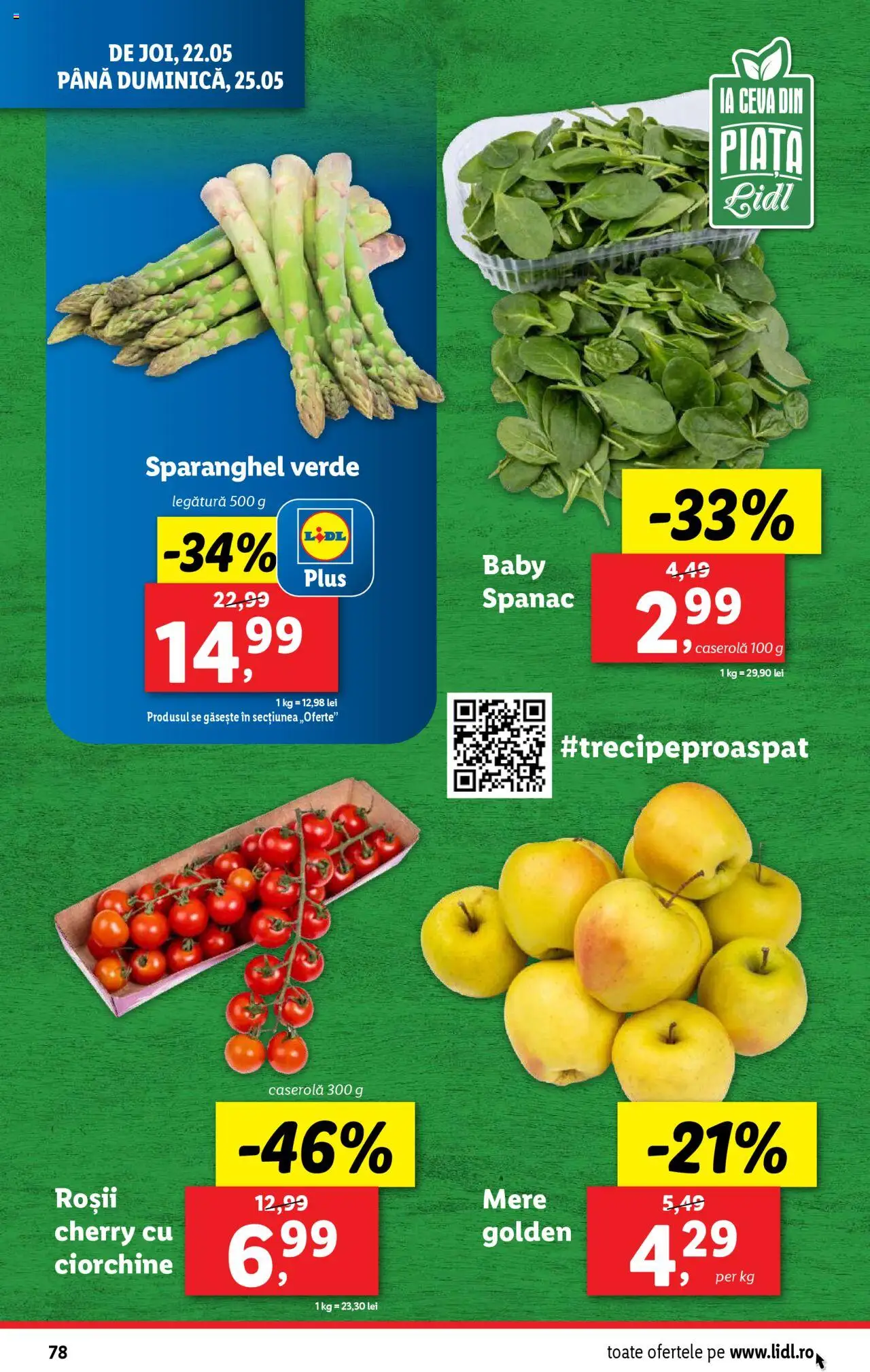 Catalog LIDL 19 - 25 Mai 2025 | Pagina 78 | Produse: Mere, Roșii