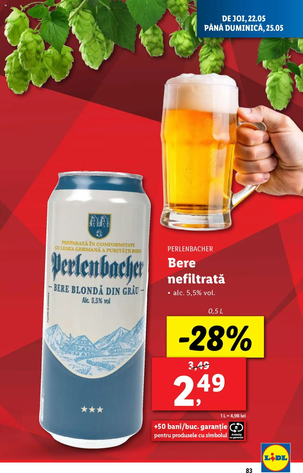 Catalog LIDL 19 - 25 Mai 2025 | Pagina 83 | Produse: Bere