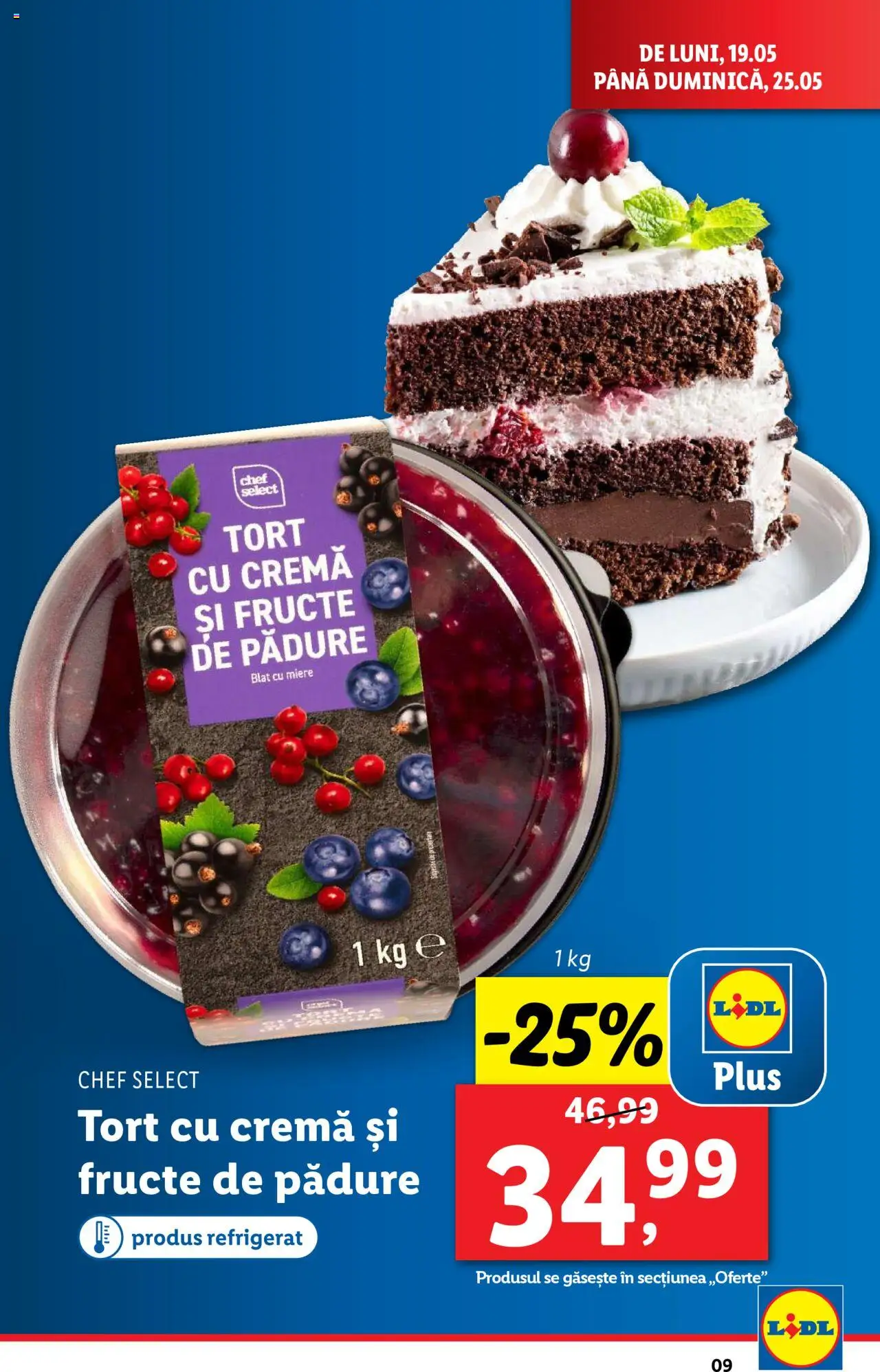 Catalog LIDL 19 - 25 Mai 2025 | Pagina 9 | Produse: Tort, Cremă, Fructe