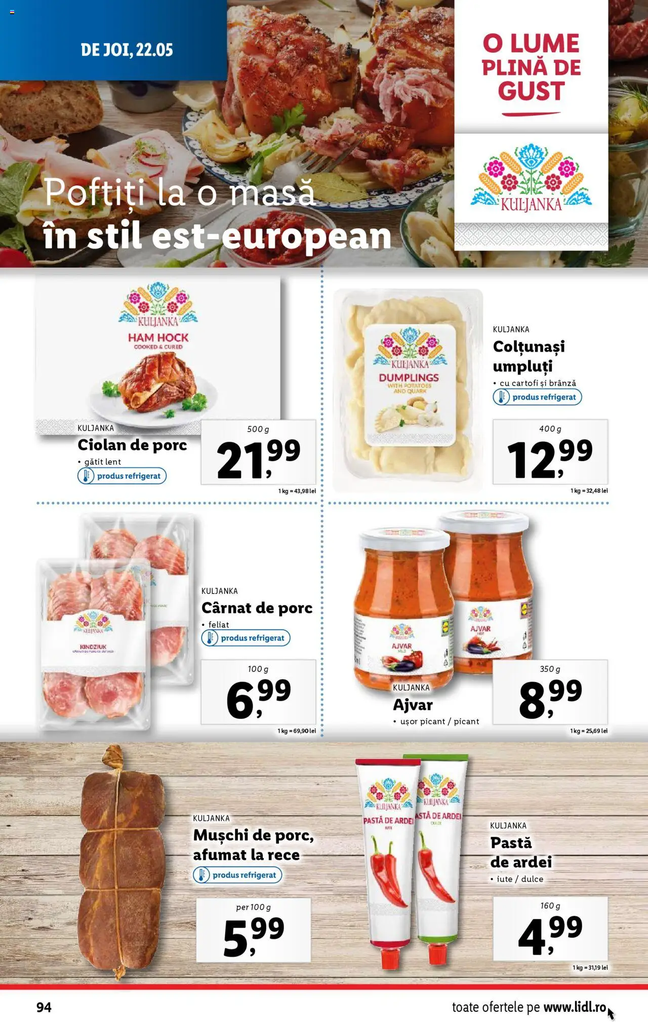 Catalog LIDL 19 - 25 Mai 2025 | Pagina 94 | Produse: Ardei, Brânză, Cartofi