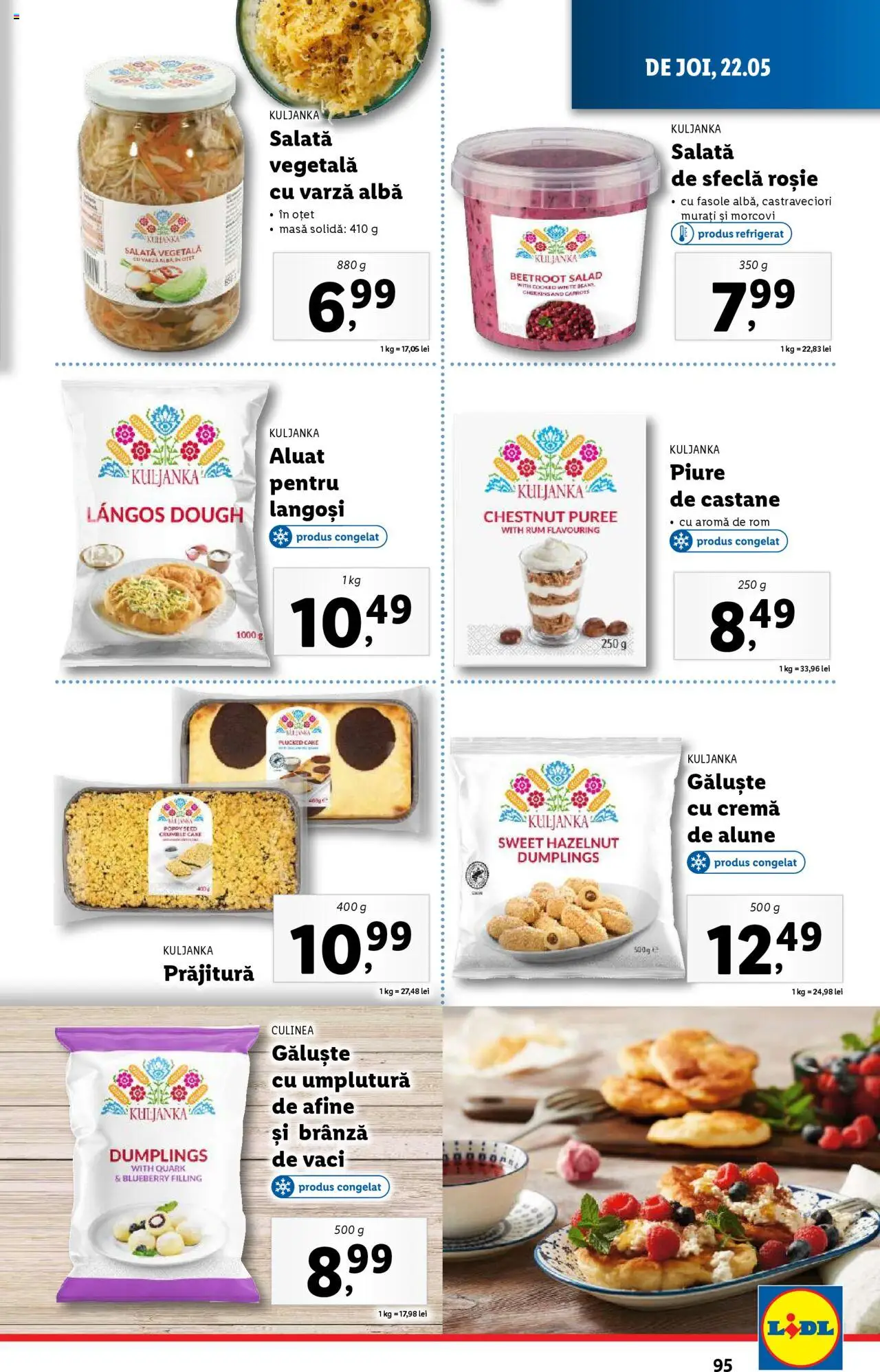 Catalog LIDL 19 - 25 Mai 2025 | Pagina 95 | Produse: Varză, Prăjitură, Alune, Cremă