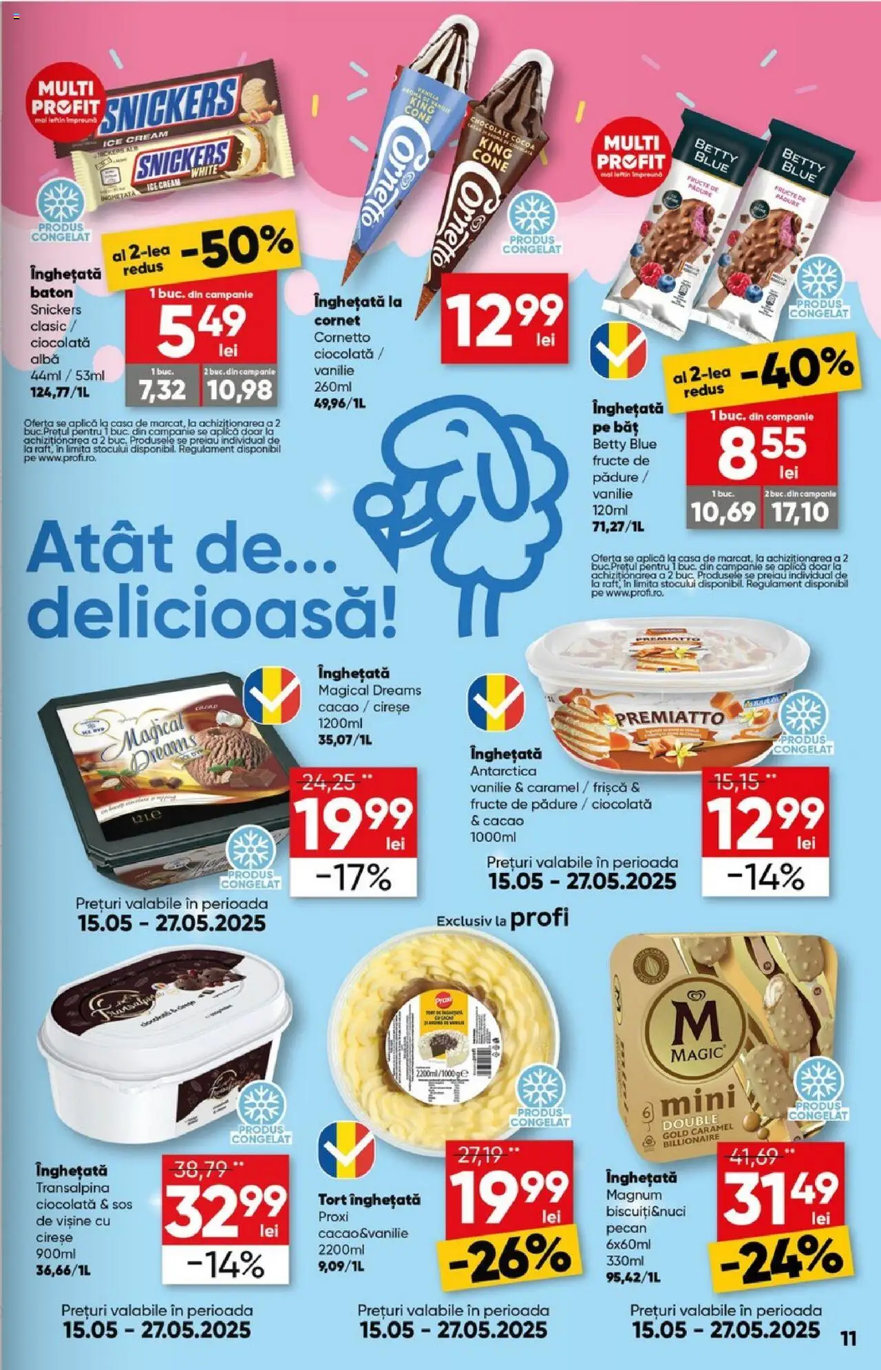 Catalog Profi 14 - 27 Mai 2025 | Pagina 11 | Produse: Ciocolată, Cacao, Fructe, Sos