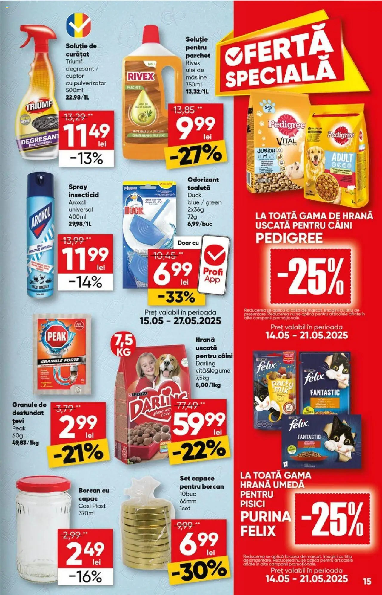 Catalog Profi 14 - 27 Mai 2025 | Pagina 15 | Produse: Parchet, Măsline, Borcan, Ulei