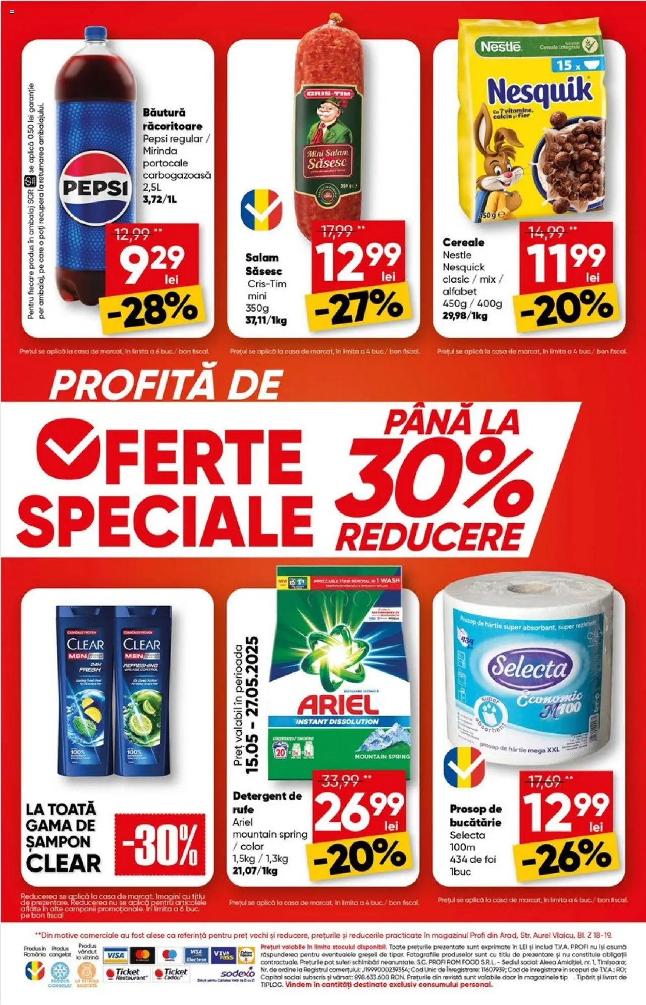 Catalog Profi 14 - 27 Mai 2025 | Pagina 16 | Produse: Simit, Vitrină, Salam, Cereale