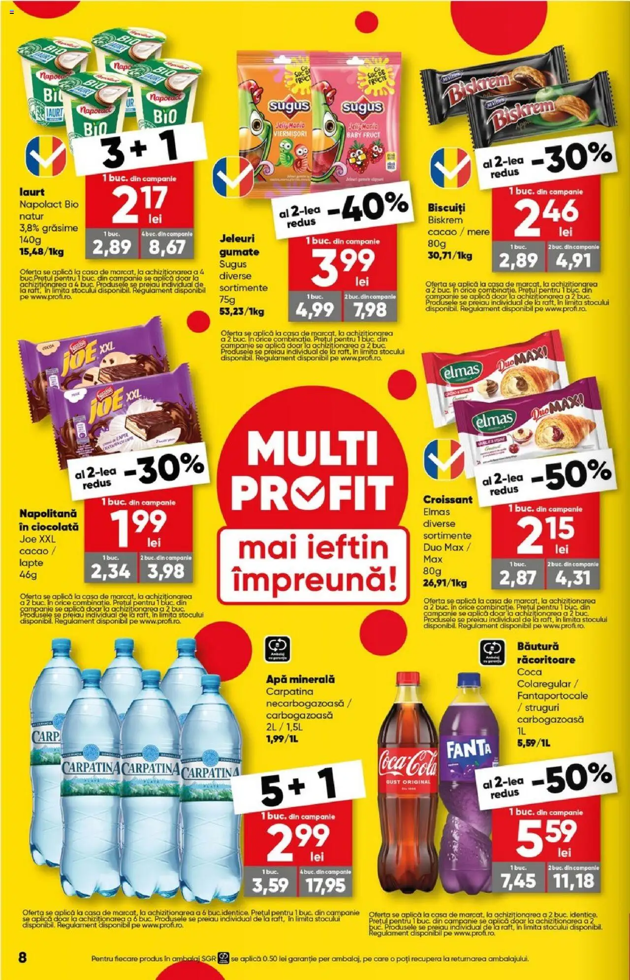 Catalog Profi 14 - 27 Mai 2025 | Pagina 8 | Produse: Struguri, Lapte, Mere, Biscuiți