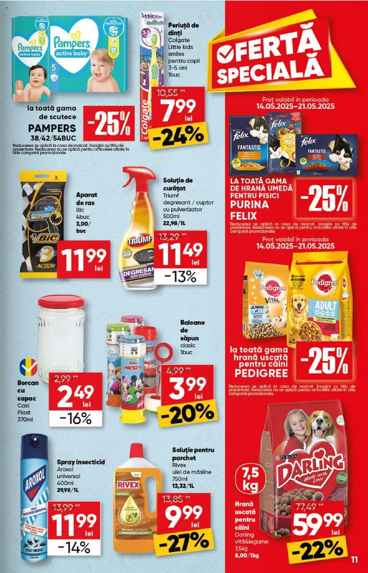 Catalog Profi 14 - 27 Mai 2025 | Pagina 11 | Produse: Parchet, Săpun, Periuță de dinți, Spray insecticid
