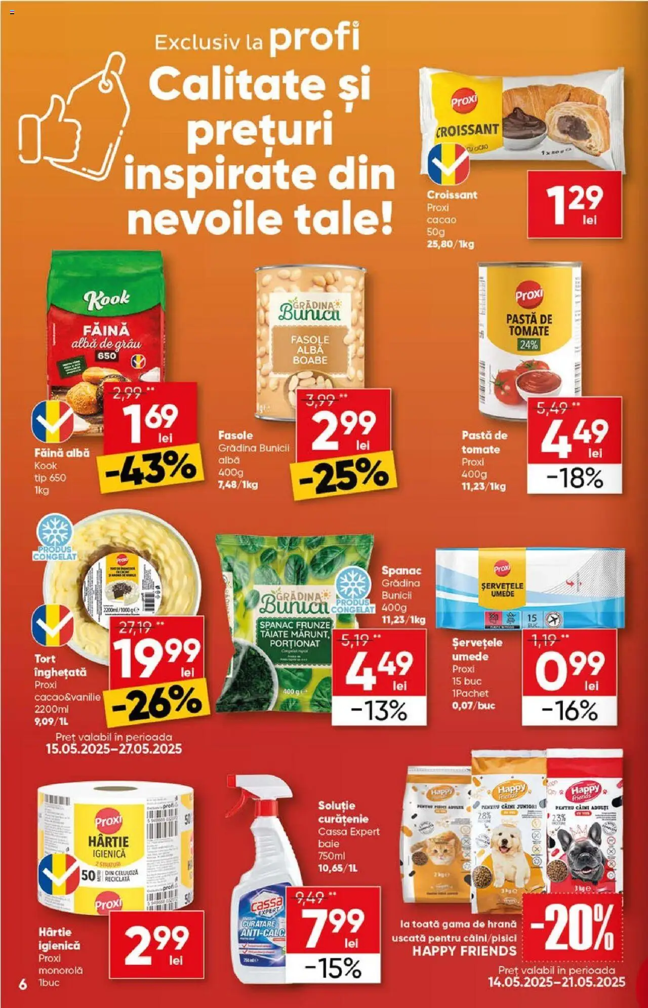 Catalog Profi 14 - 27 Mai 2025 | Pagina 6 | Produse: Tort, Făină, Cacao, Înghețată