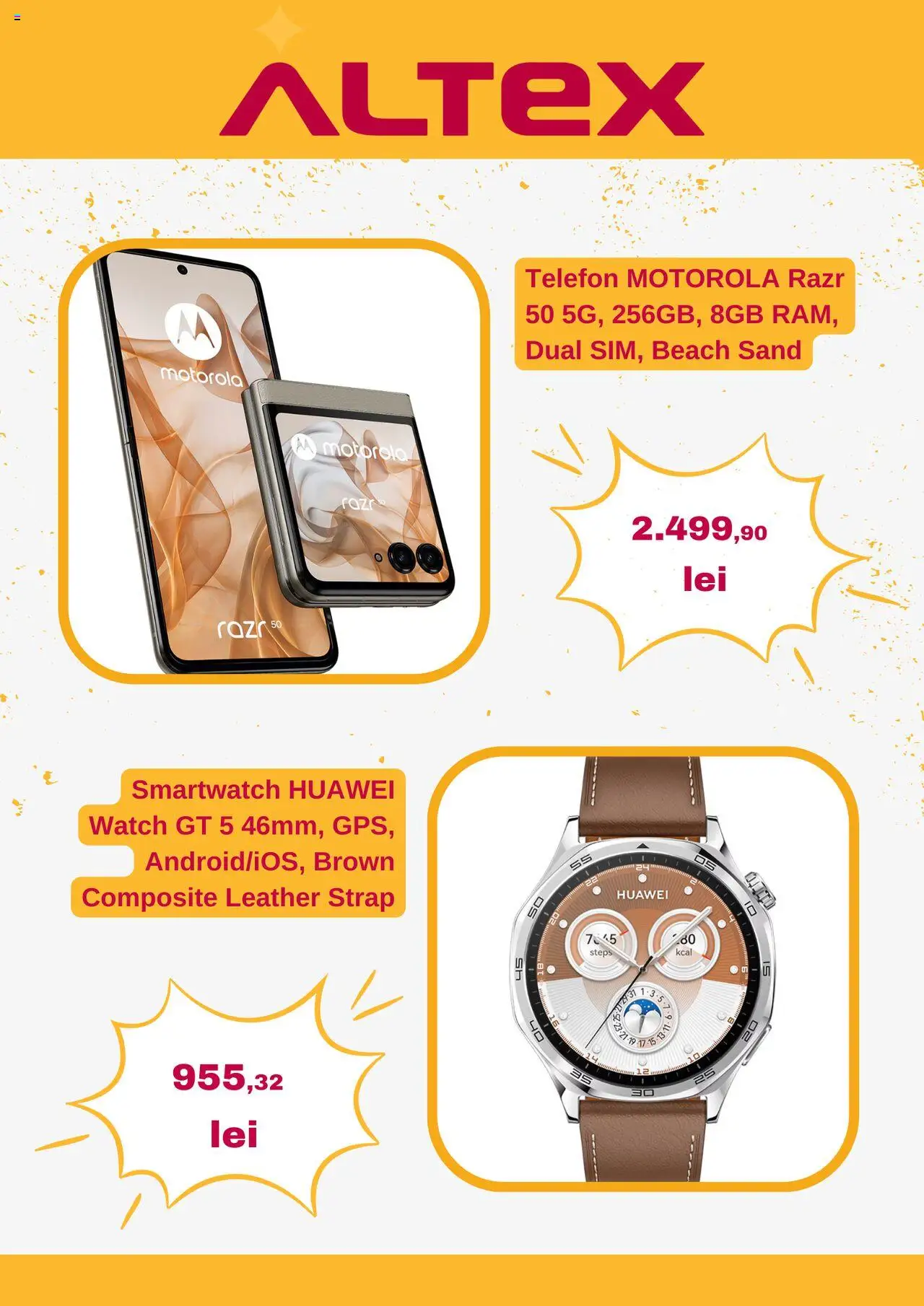 Catalog Altex 15 - 21 Mai 2025 | Pagina 2 | Produse: Telefon, Smartwatch