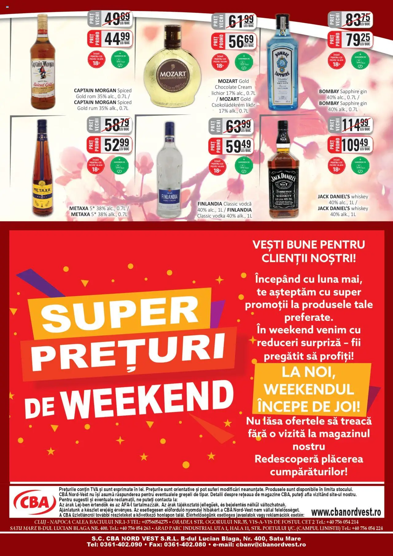 Catalog CBA 16 - 31 Mai 2025 | Pagina 8 | Produse: Rom, Pește, Gin, Whiskey