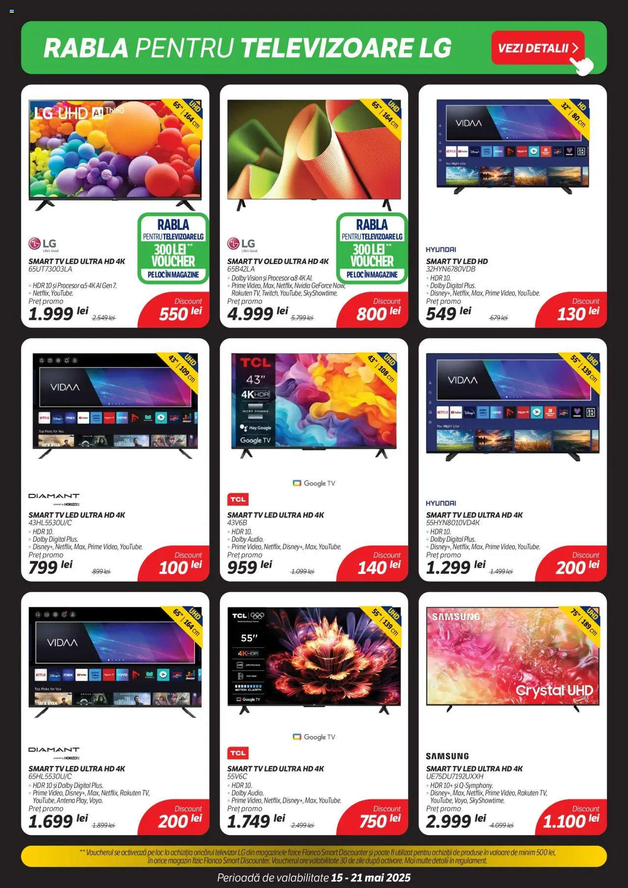 Catalog Flanco 15 - 21 Mai 2025 | Pagina 3 | Produse: Televizor, Top, Babak