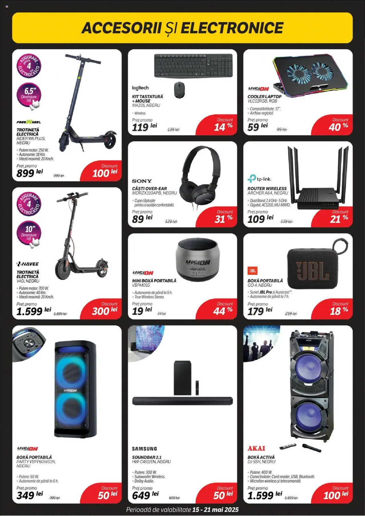 Catalog Flanco 15 - 21 Mai 2025 | Pagina 4 | Produse: Laptop, Soundbar, Mouse, Trotinetă electrică
