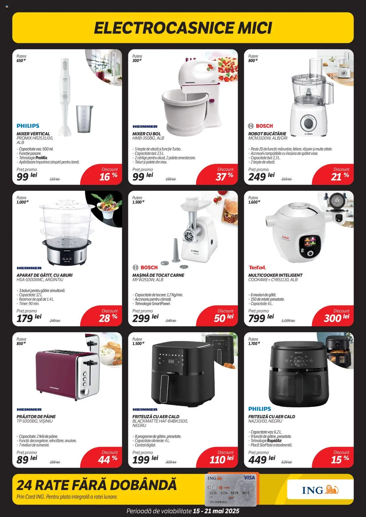 Catalog Flanco 15 - 21 Mai 2025 | Pagina 8 | Produse: Mixer, Robot, Bucătărie, Pește