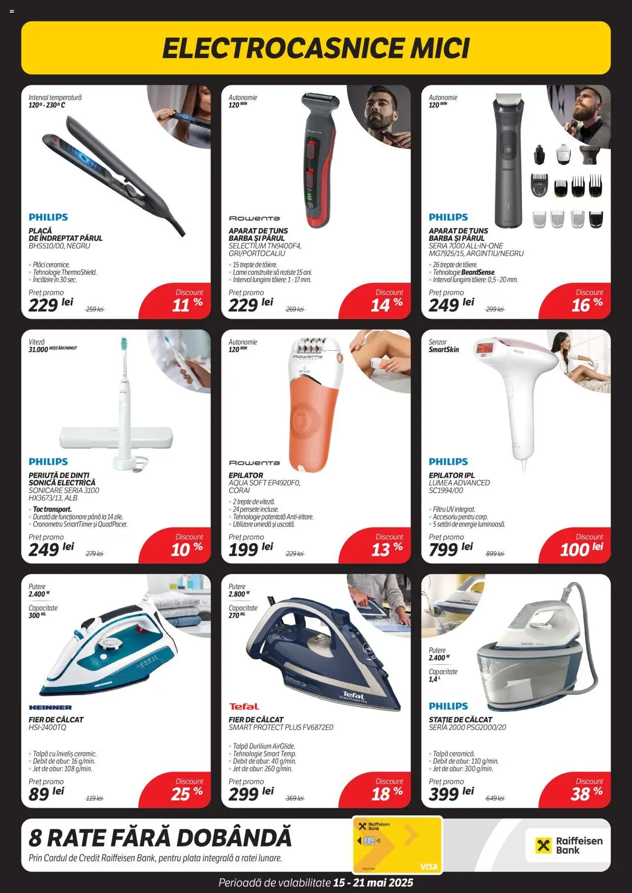 Catalog Flanco 15 - 21 Mai 2025 | Pagina 9 | Produse: Enginar, Fier de călcat, Epilator, Mici