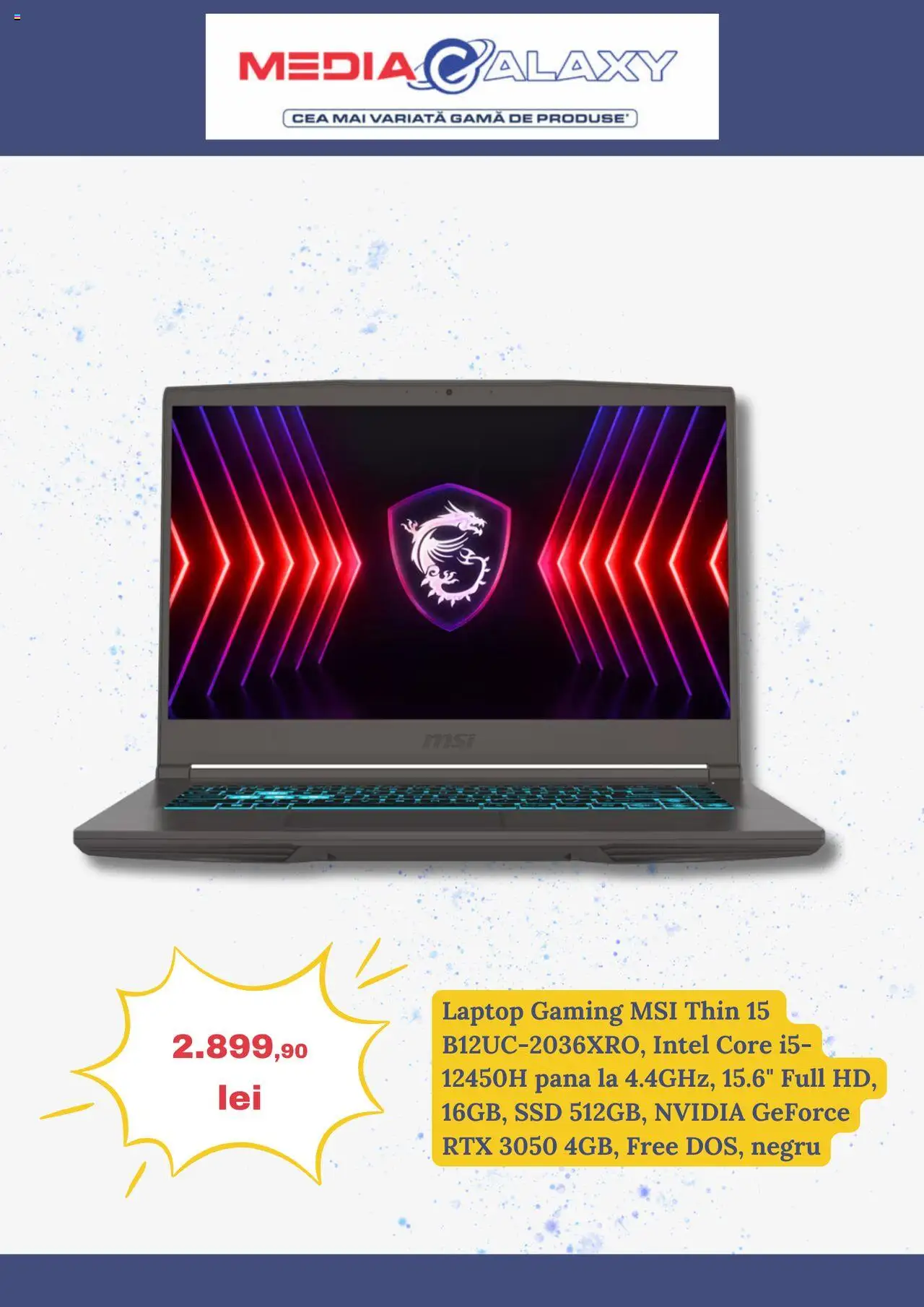 Catalog Media Galaxy 15 - 21 Mai 2025 | Pagina 3 | Produse: Laptop