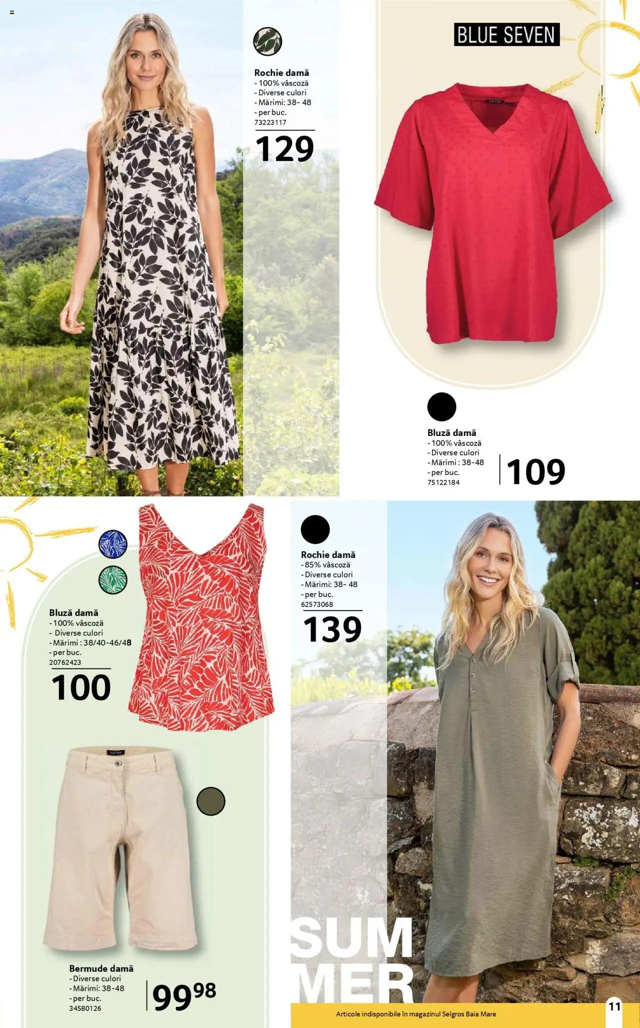 Catalog Selgros 16 Mai - 12 Iunie 2025 | Pagina 11 | Produse: Rochie, Bluză