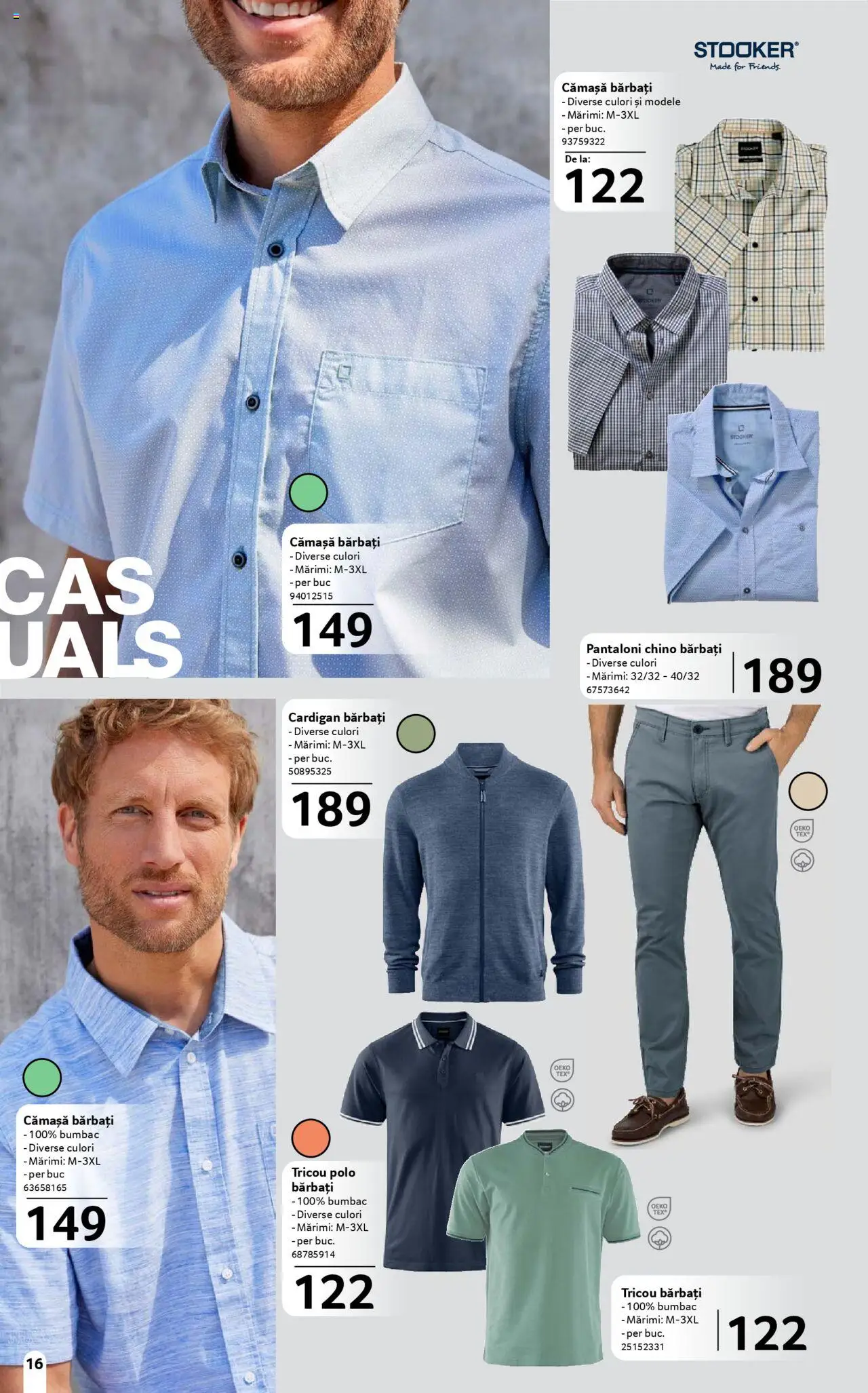 Catalog Selgros 16 Mai - 12 Iunie 2025 | Pagina 16 | Produse: Cardigan, Tricou, Pantaloni