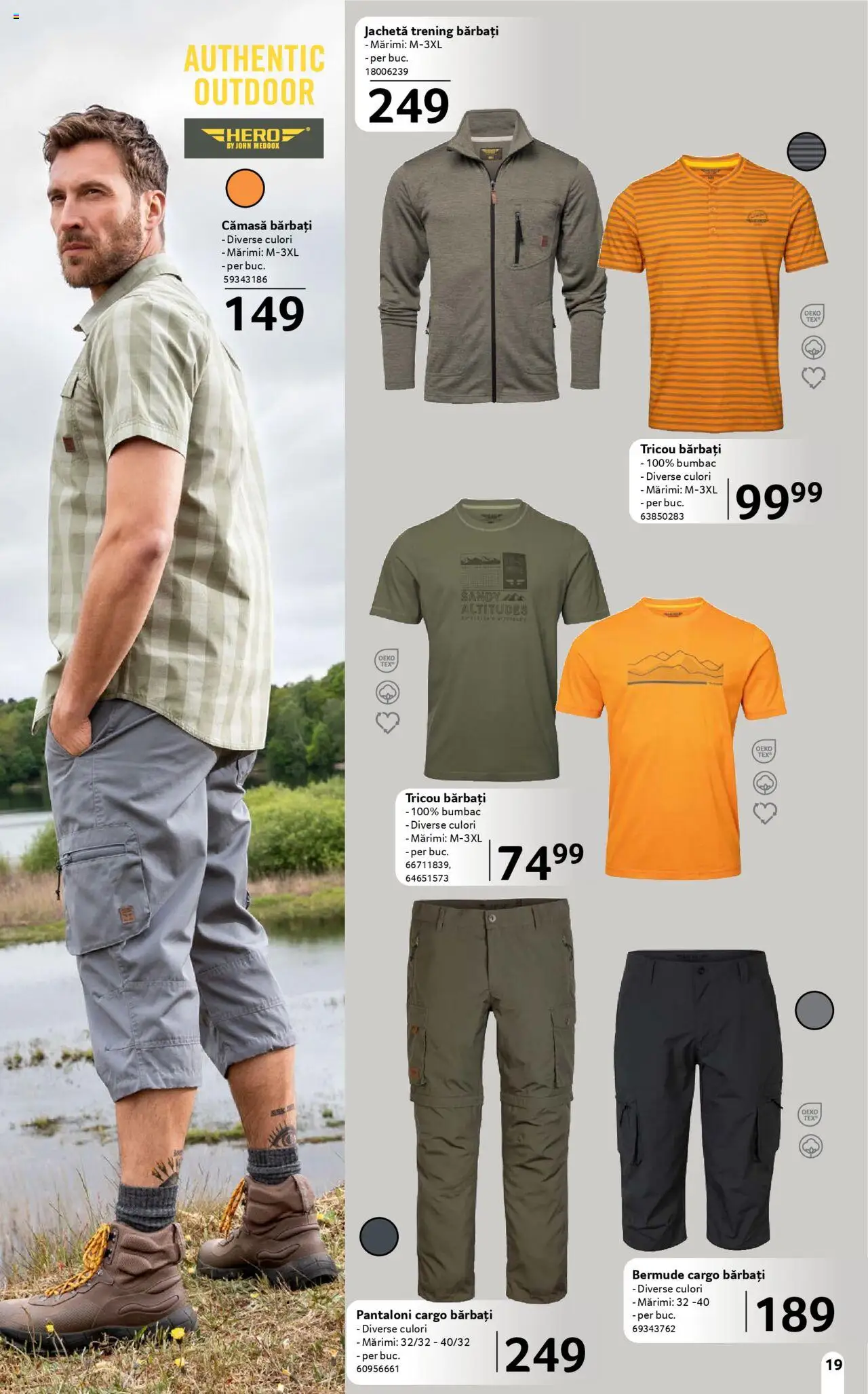 Catalog Selgros 16 Mai - 12 Iunie 2025 | Pagina 19 | Produse: Jachetă, Trening, Tricou, Pantaloni