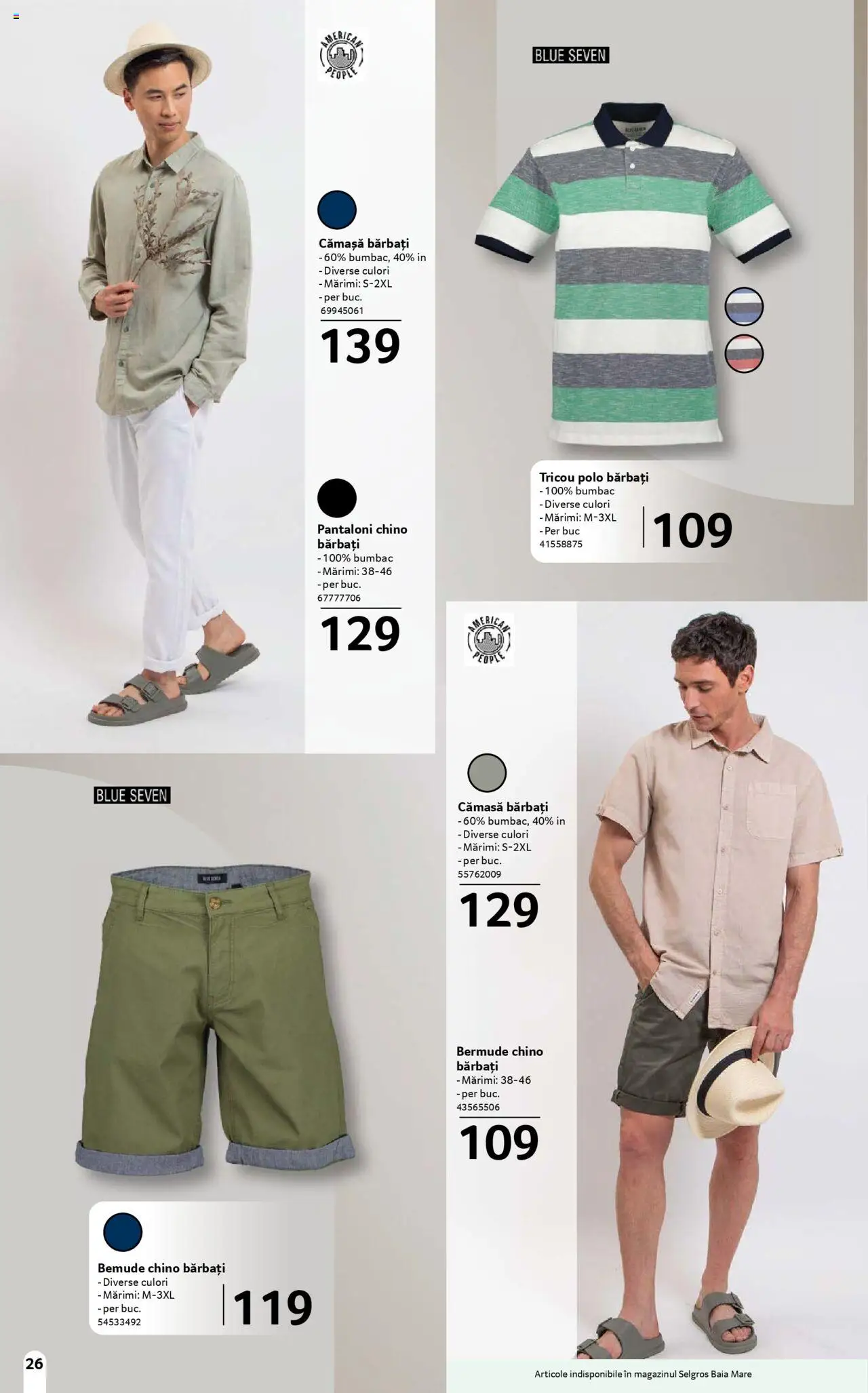 Catalog Selgros 16 Mai - 12 Iunie 2025 | Pagina 26 | Produse: Tricou, Pantaloni
