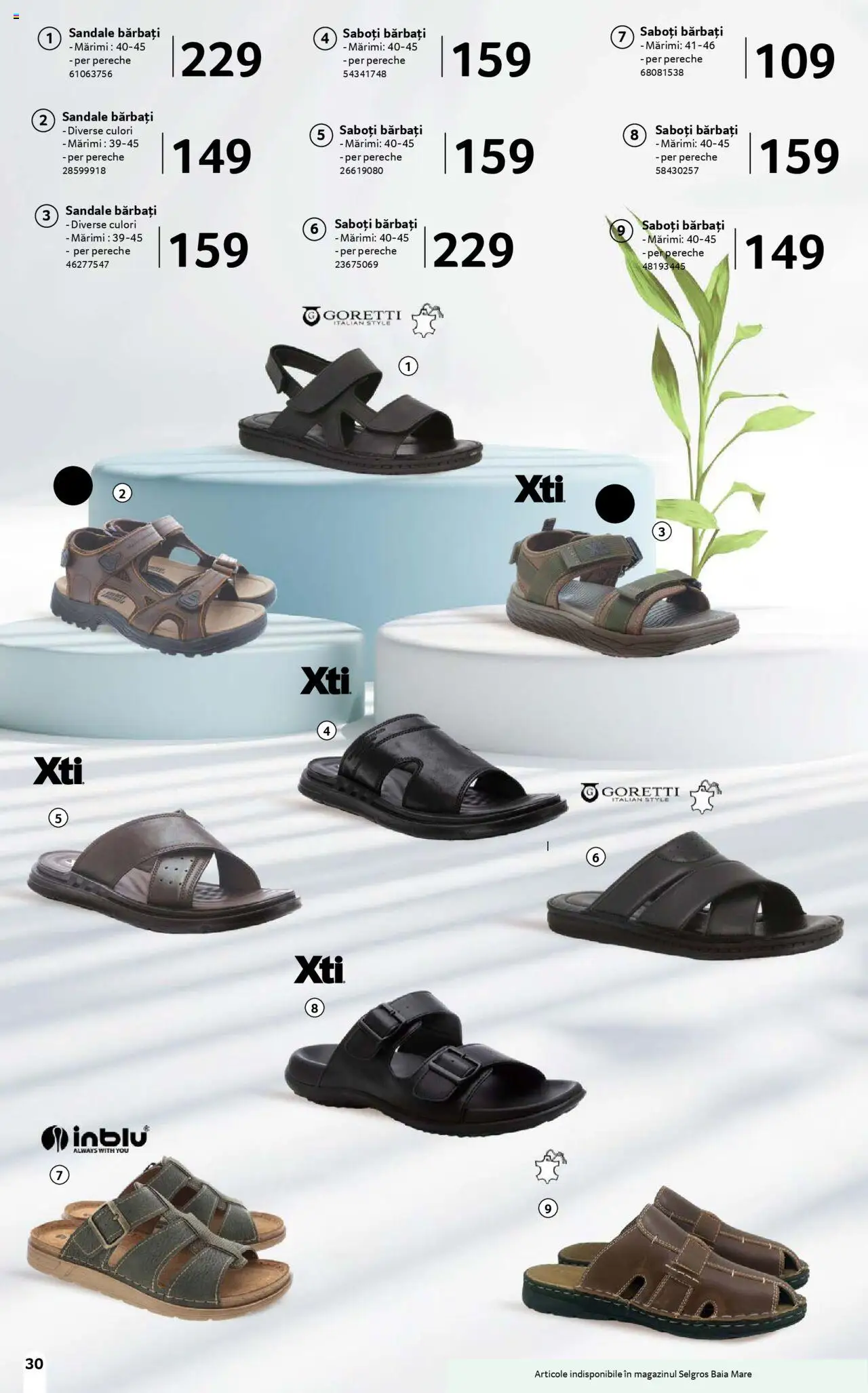 Catalog Selgros 16 Mai - 12 Iunie 2025 | Pagina 30 | Produse: Delgeç, Sandale