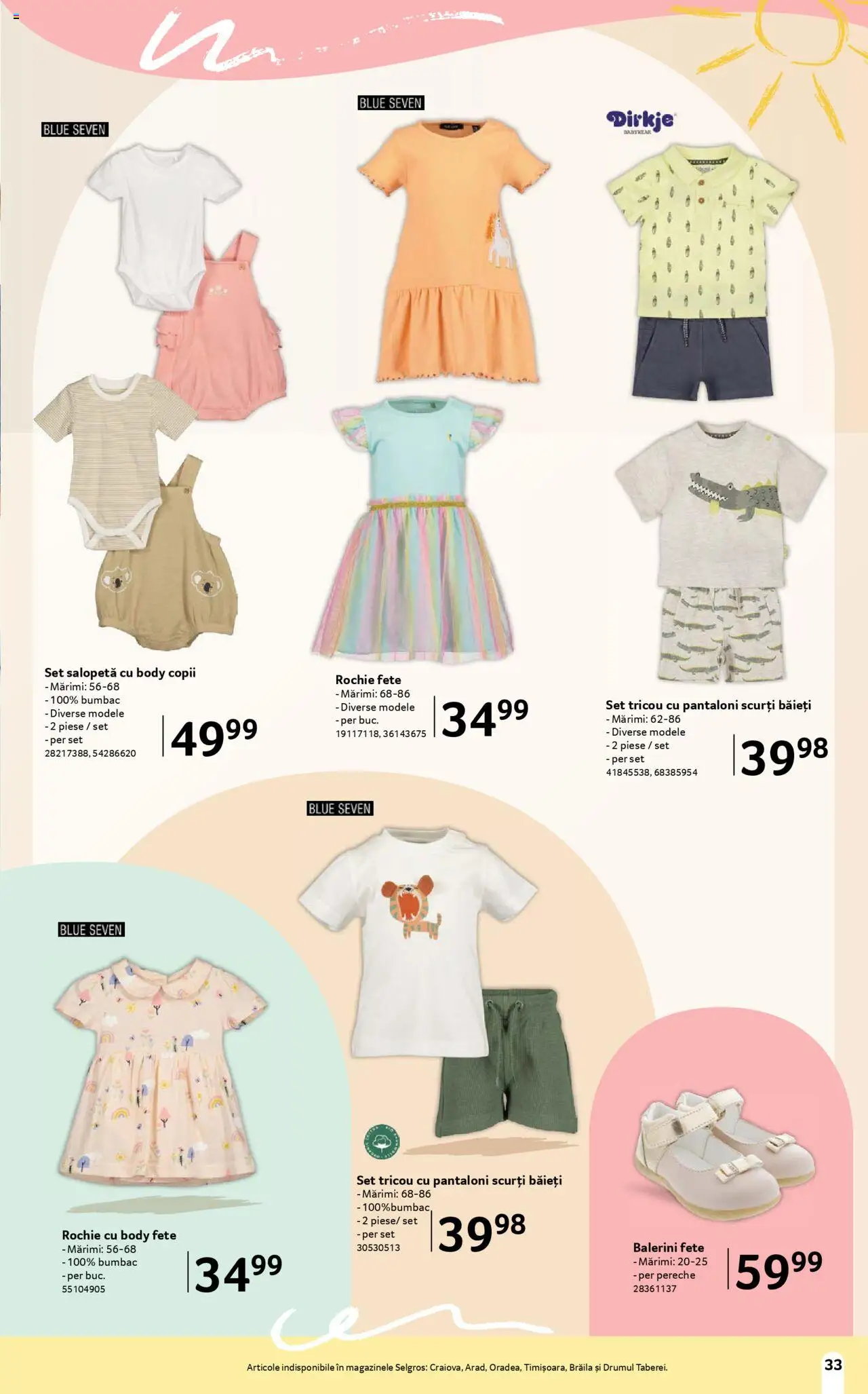 Catalog Selgros 16 Mai - 12 Iunie 2025 | Pagina 33 | Produse: Rochie, Tricou, Pantaloni, Salopetă