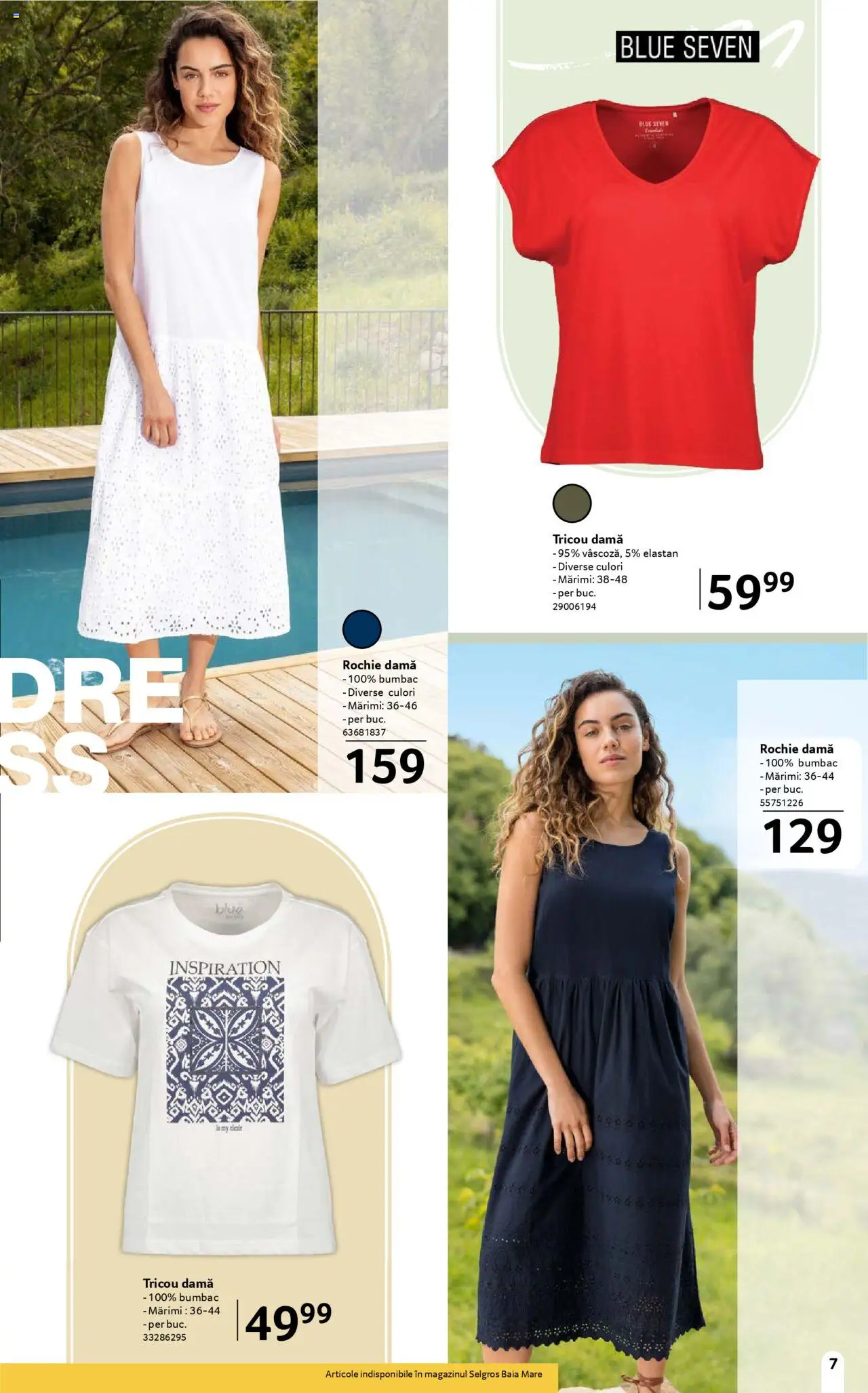 Catalog Selgros 16 Mai - 12 Iunie 2025 | Pagina 7 | Produse: Rochie, Tricou